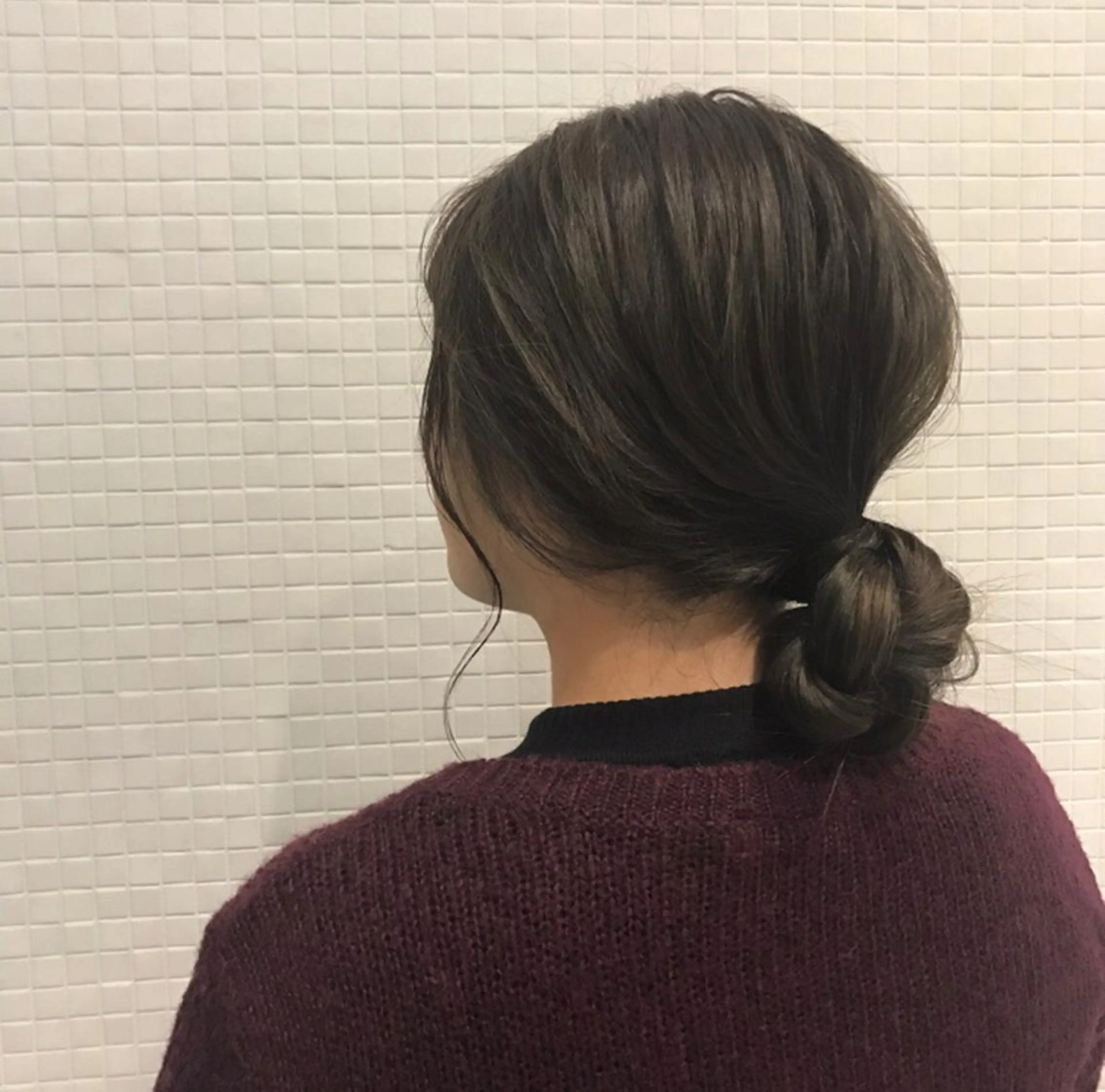 ミディアム カラー ヘアアレンジ icie所属・大阪ヴィーガンサロン KANAKOのヘアスタイル