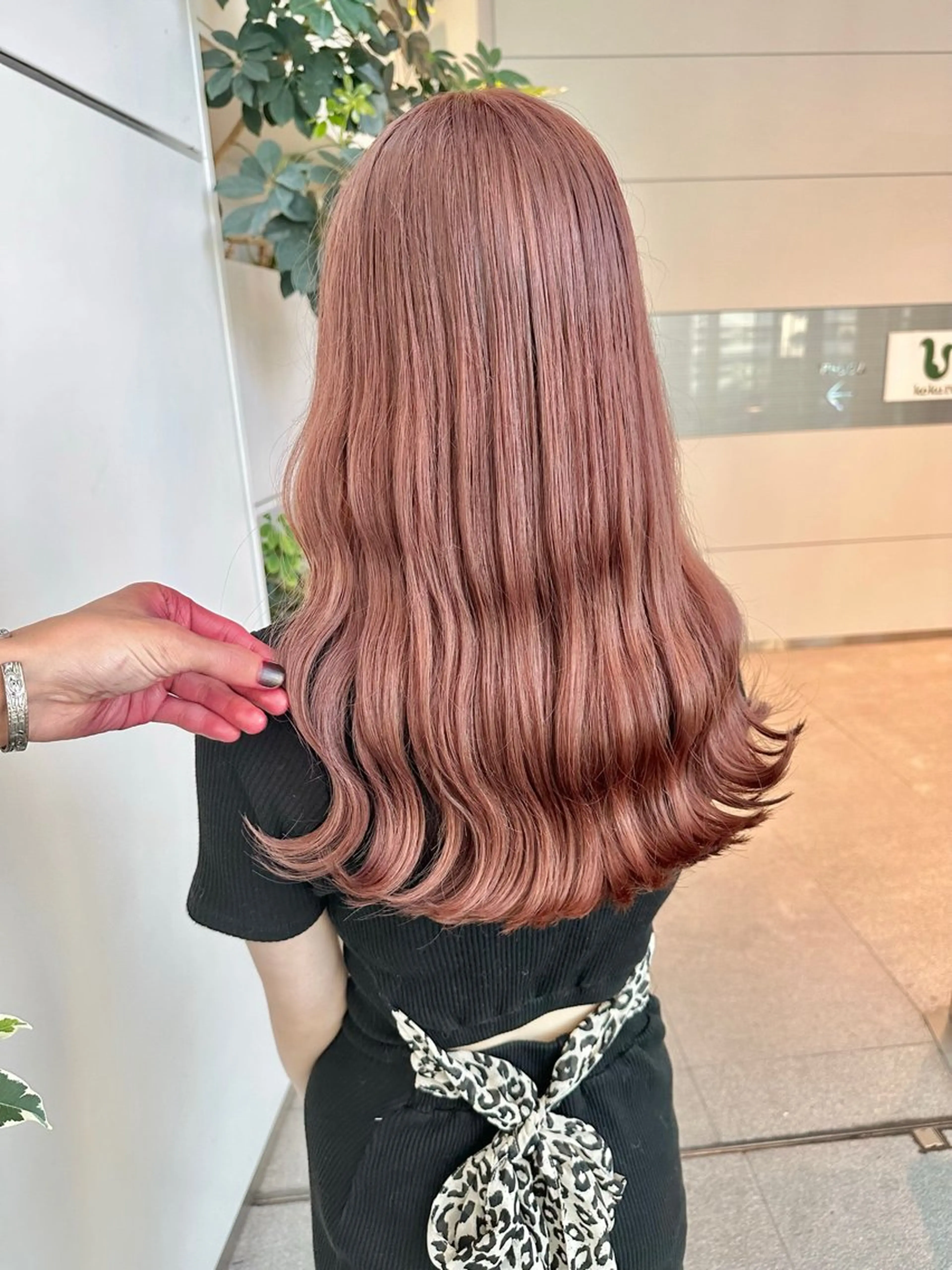 ミディアム ヘアカラー トリートメント 完全個室サロン💐 代表取締役💐梶谷のヘアスタイル