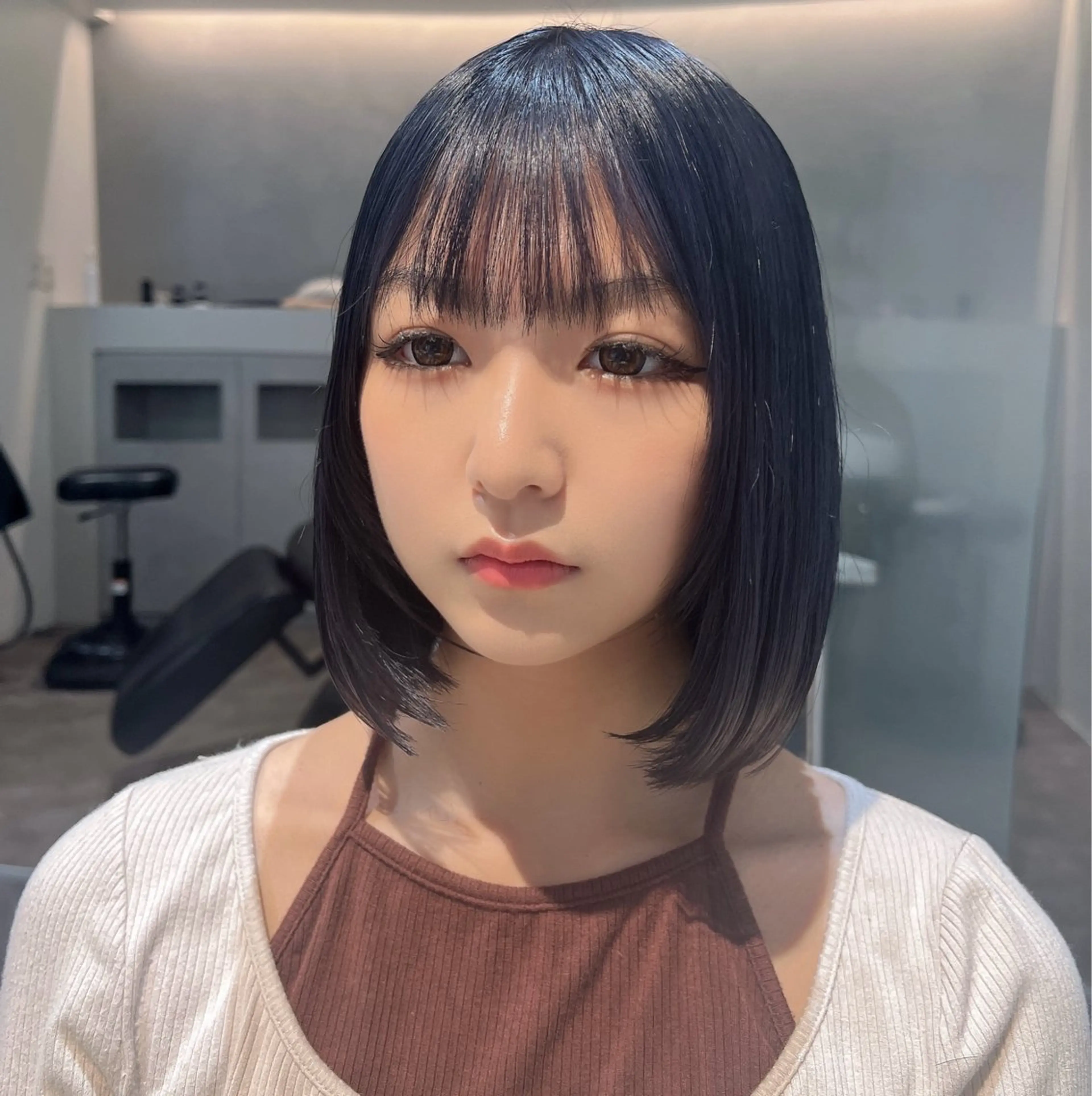 ショート カラー ショートボブ ブルーカラー 透明感カラー ボブ ショートヘア 原宿/美髪カラー 🫧TAISEIのヘアスタイル