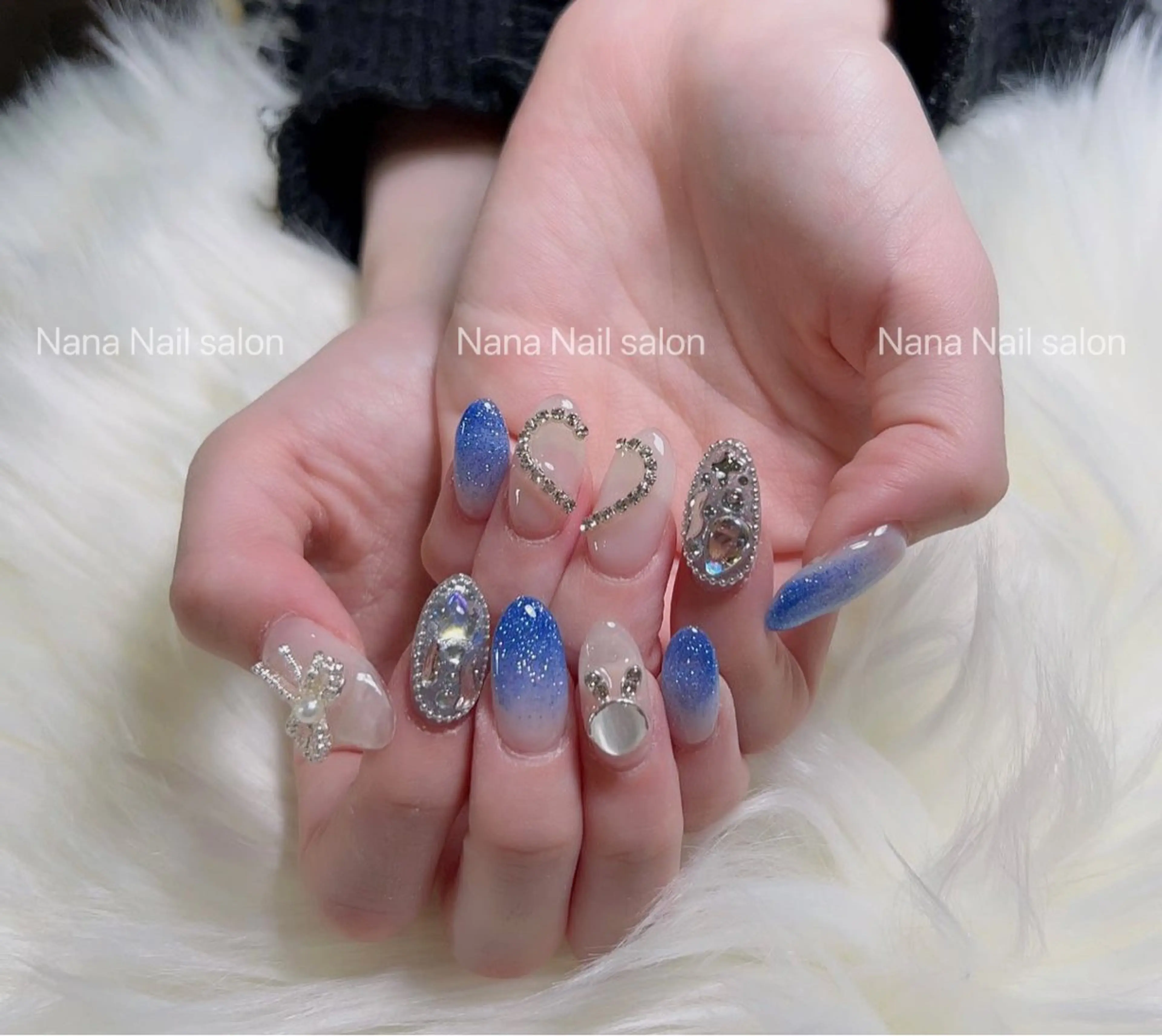 ネイル シンプルネイル ハンドネイル Unicorn Nail原宿表参道のネイルデザイン