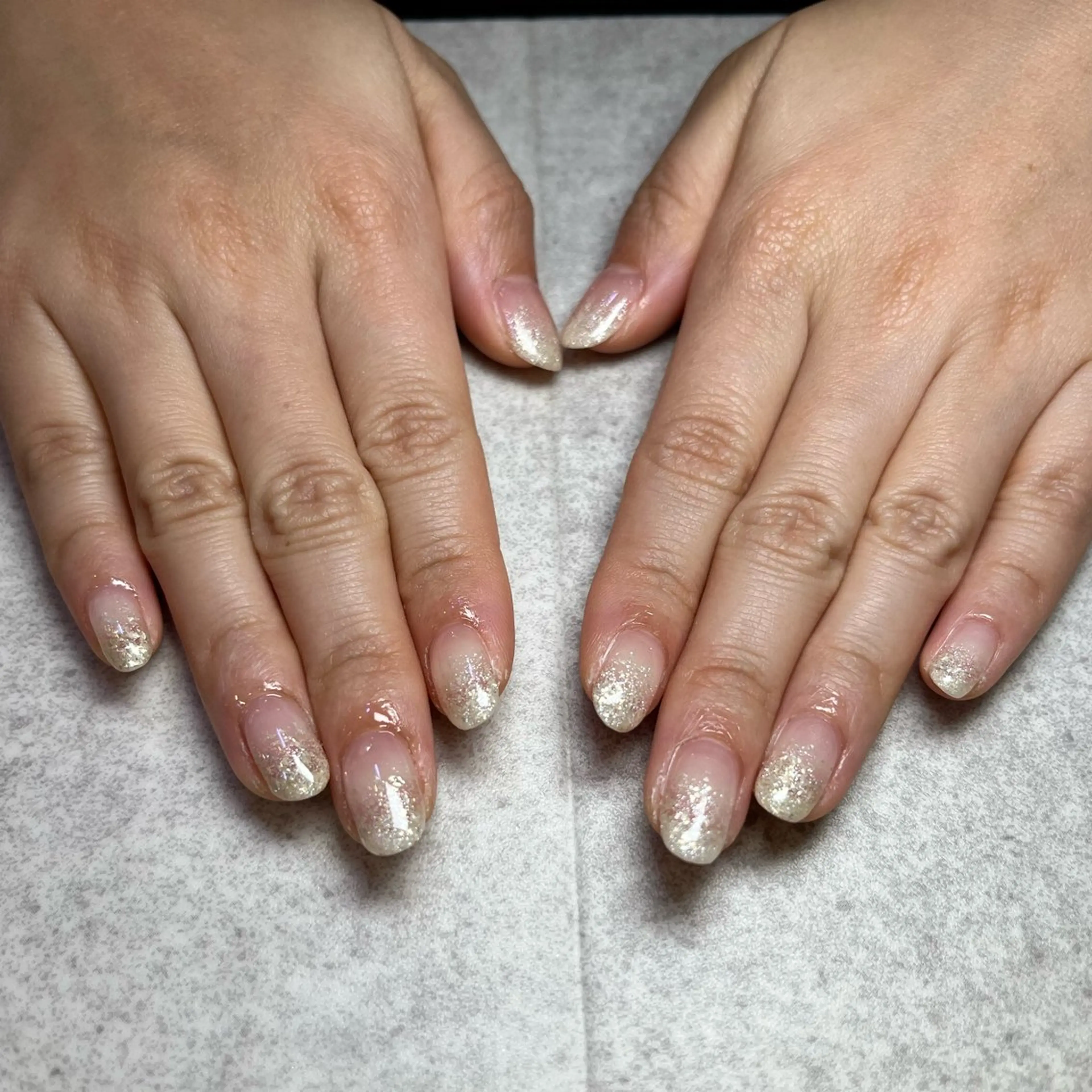 ネイル ラメ(グリッター) ラメグラデーション elu 船橋店 Fukaのネイルデザイン