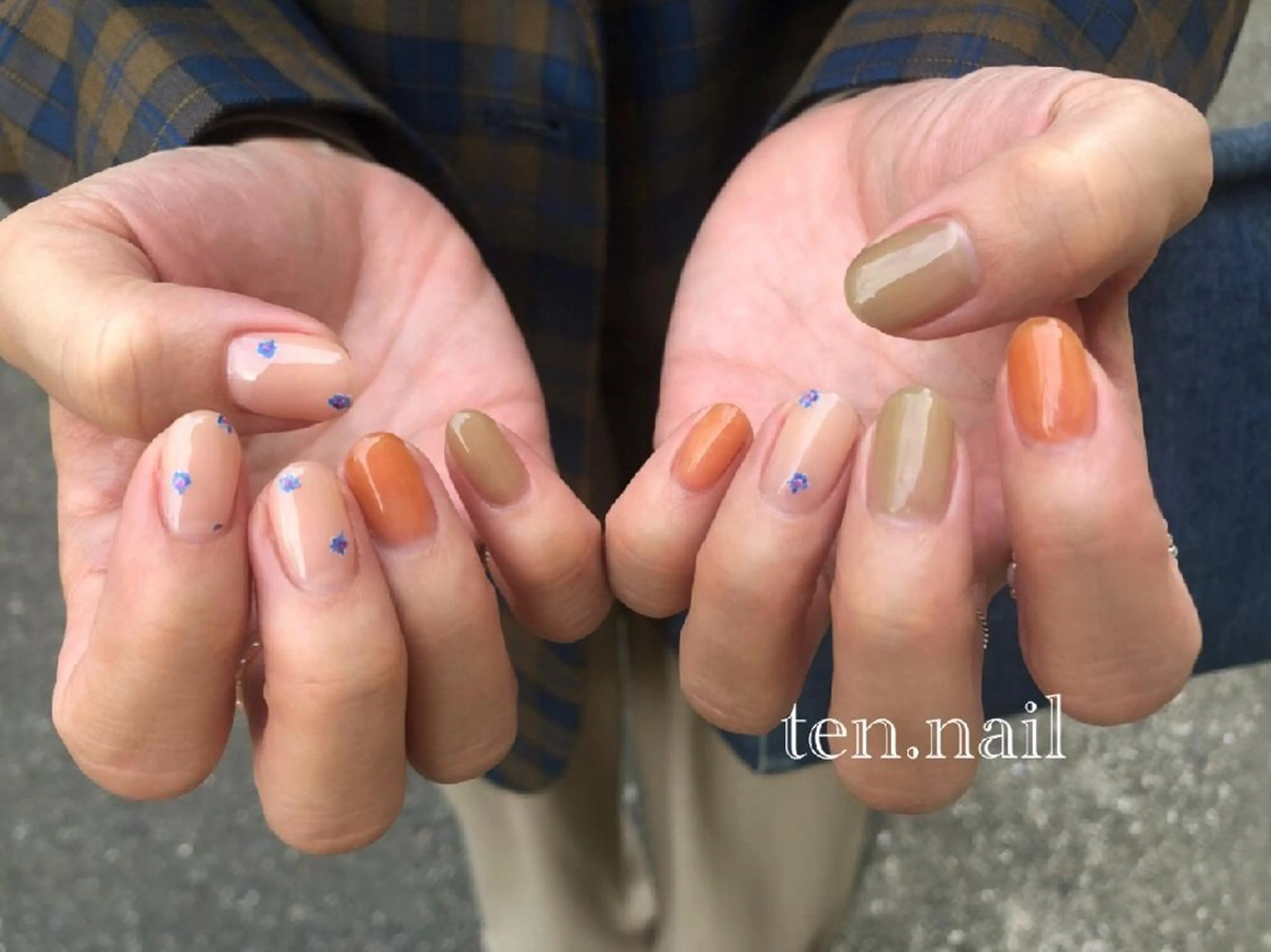 ネイル アートネイル カジュアル ten.nail所属・ten. nailのネイルデザイン