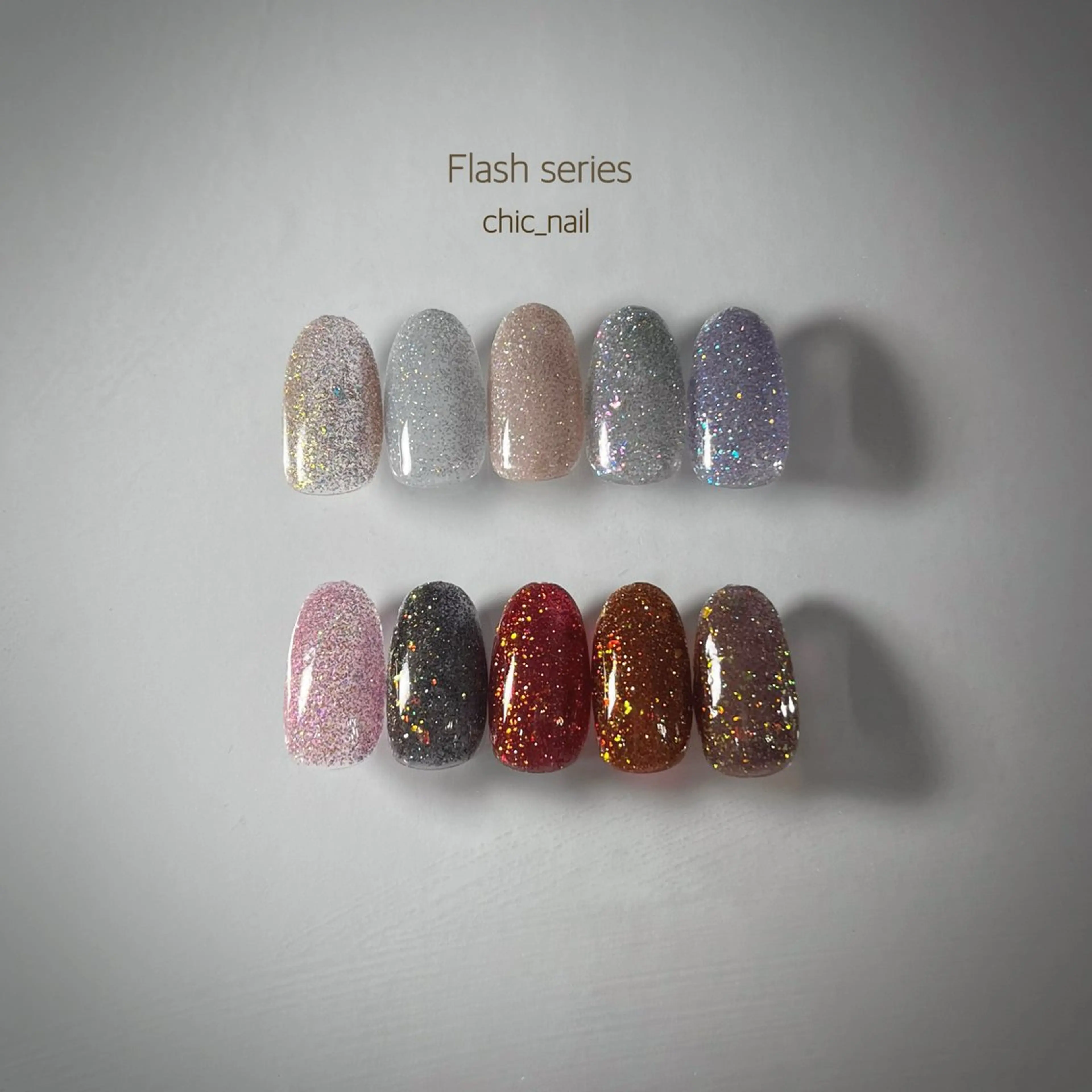 ネイル フラッシュネイル chic_nail chieのネイルデザイン