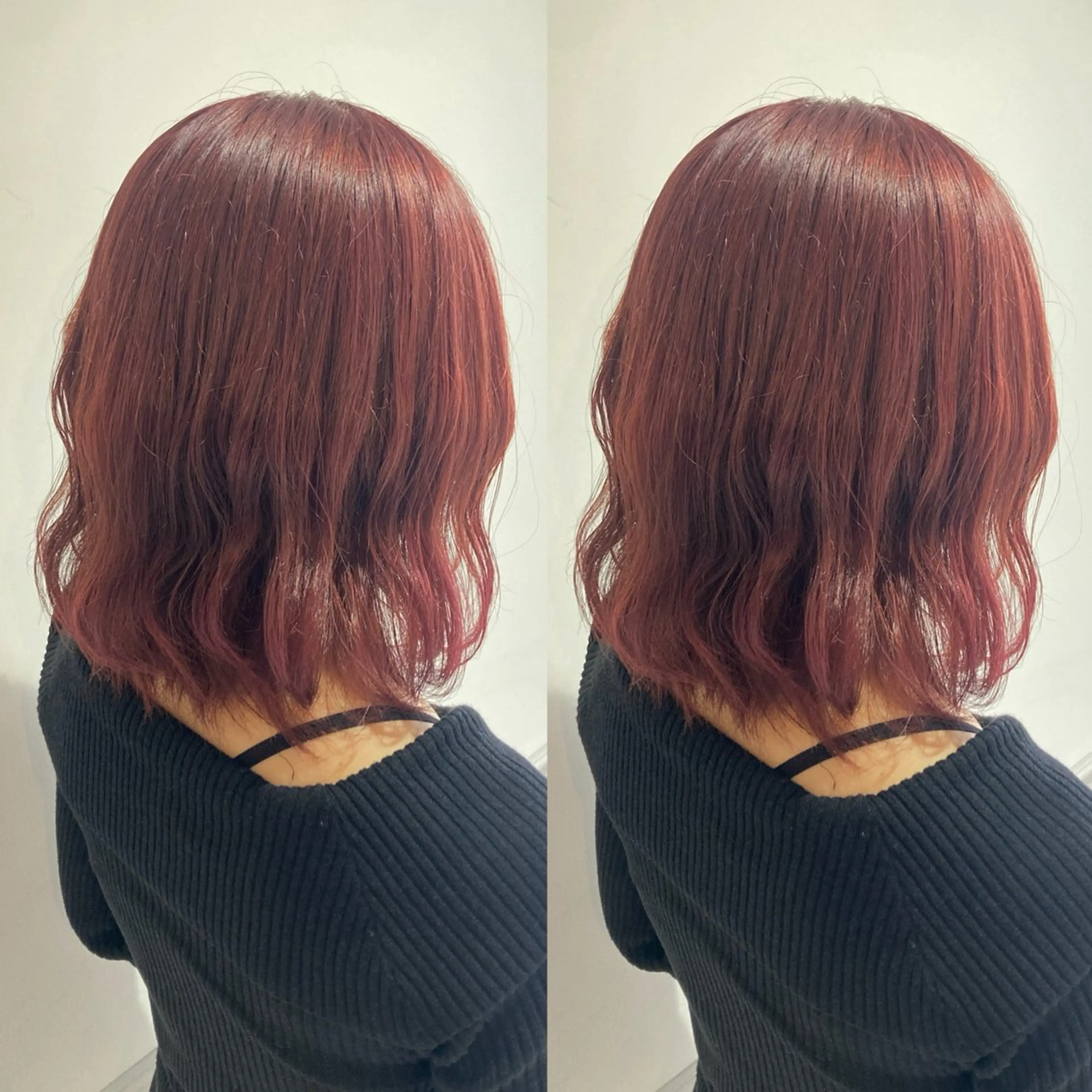 ミディアム カラー schon所属・み うのヘアスタイル