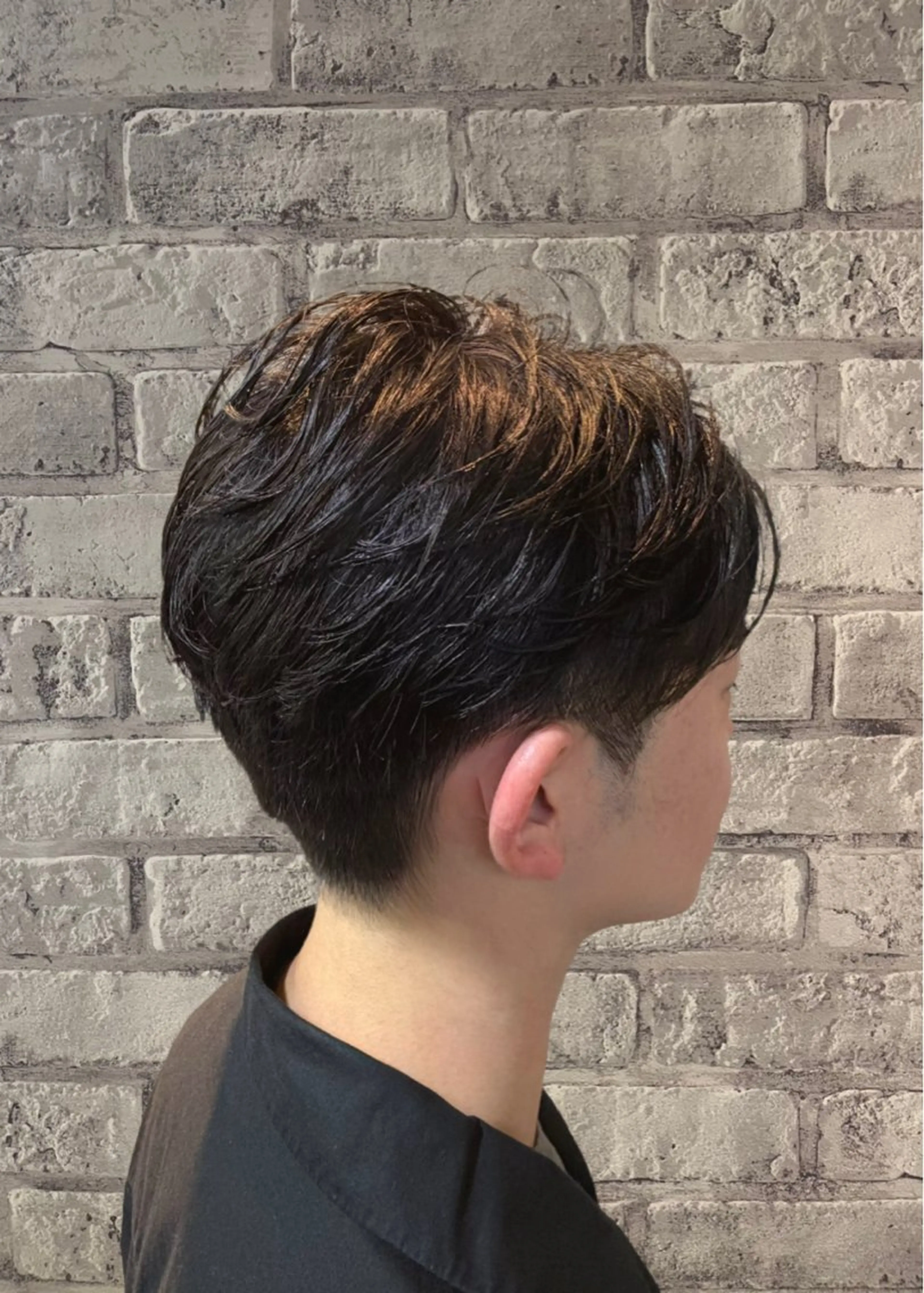 ショート パーマ メンズ メンズパーマ ニュアンスパーマ カット パーマ メンズ博士 / 宮澤蓮のヘアスタイル