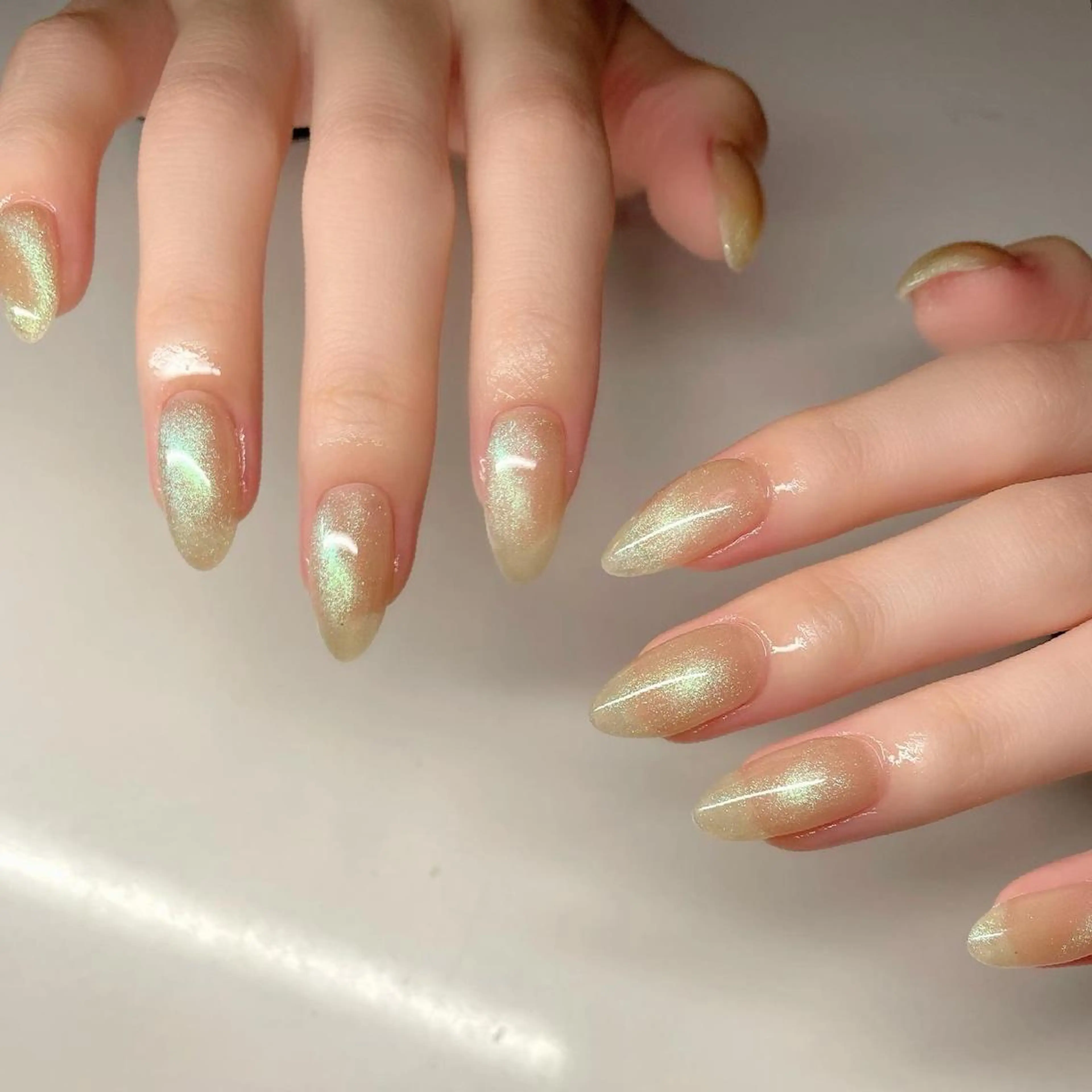 セミロング ネイル 下妻市ﾈｲﾙｻﾛﾝ M_styleのネイルデザイン