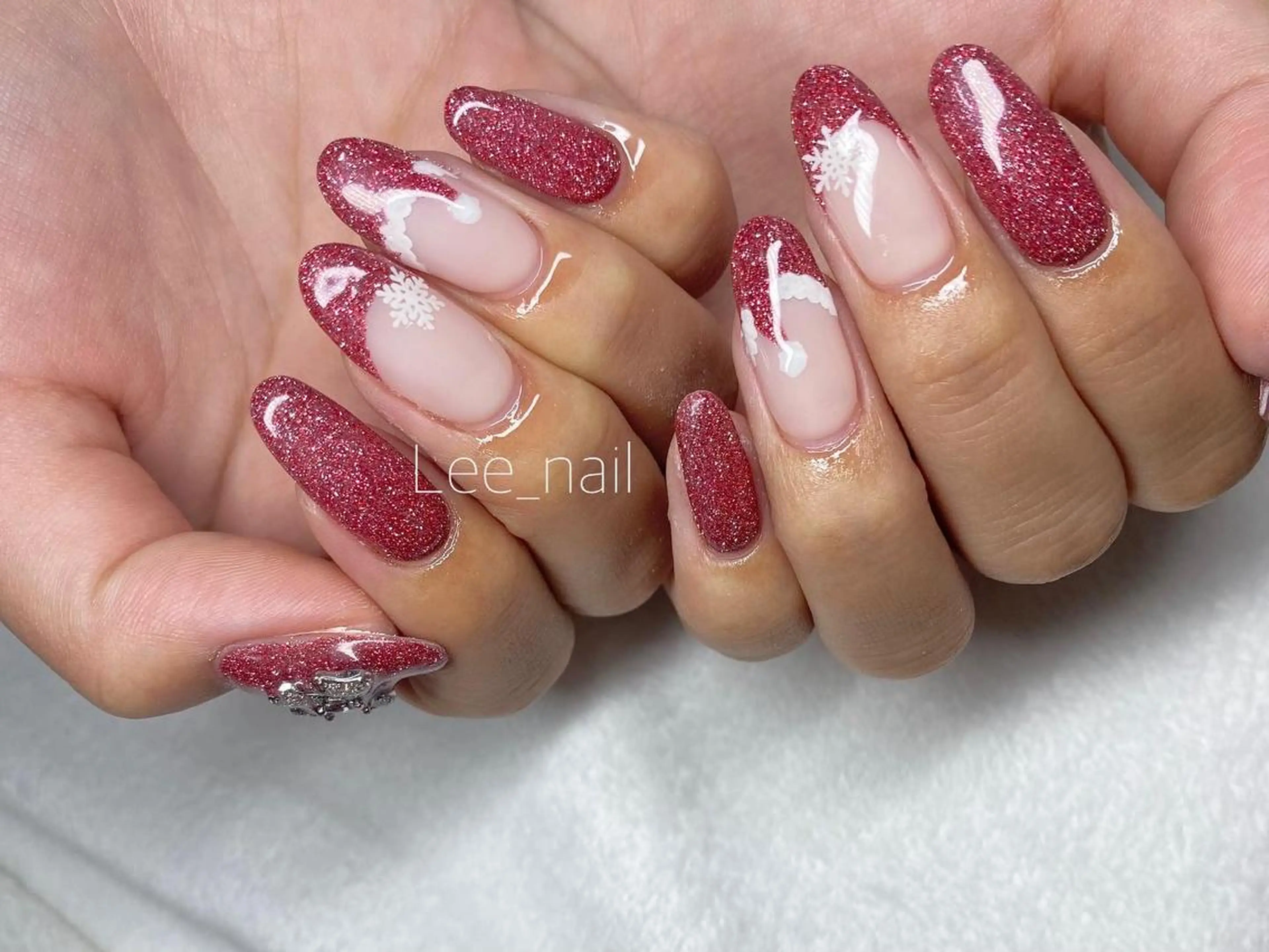 ネイル フラッシュネイル ワンカラーネイル ハンドネイル Lee_ nailのネイルデザイン