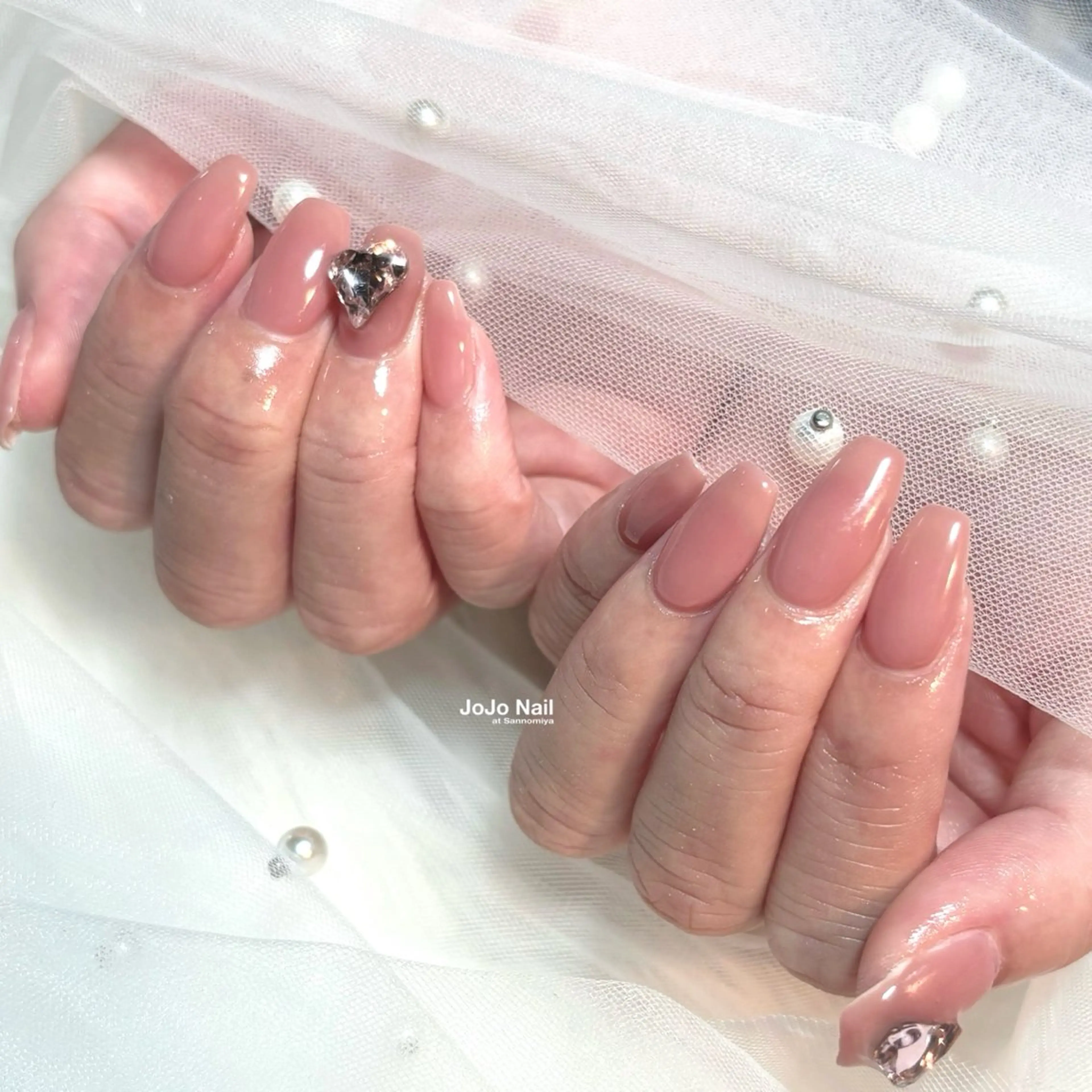 ネイル ピンク シンプルネイル Kawabata Serinaのネイルデザイン