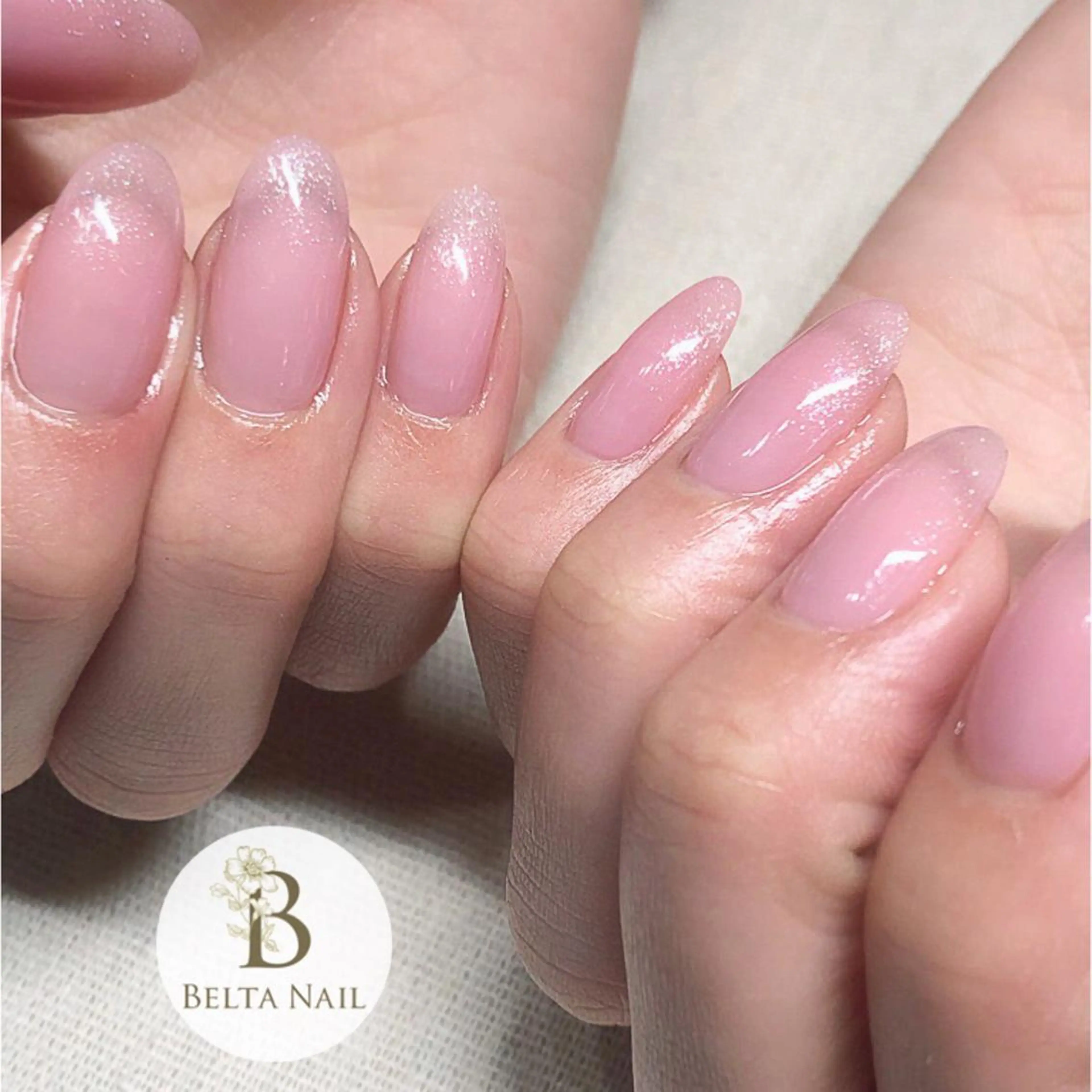 ネイル ラメ(グリッター) シンプルネイル ハンドネイル BELTA NAILのネイルデザイン