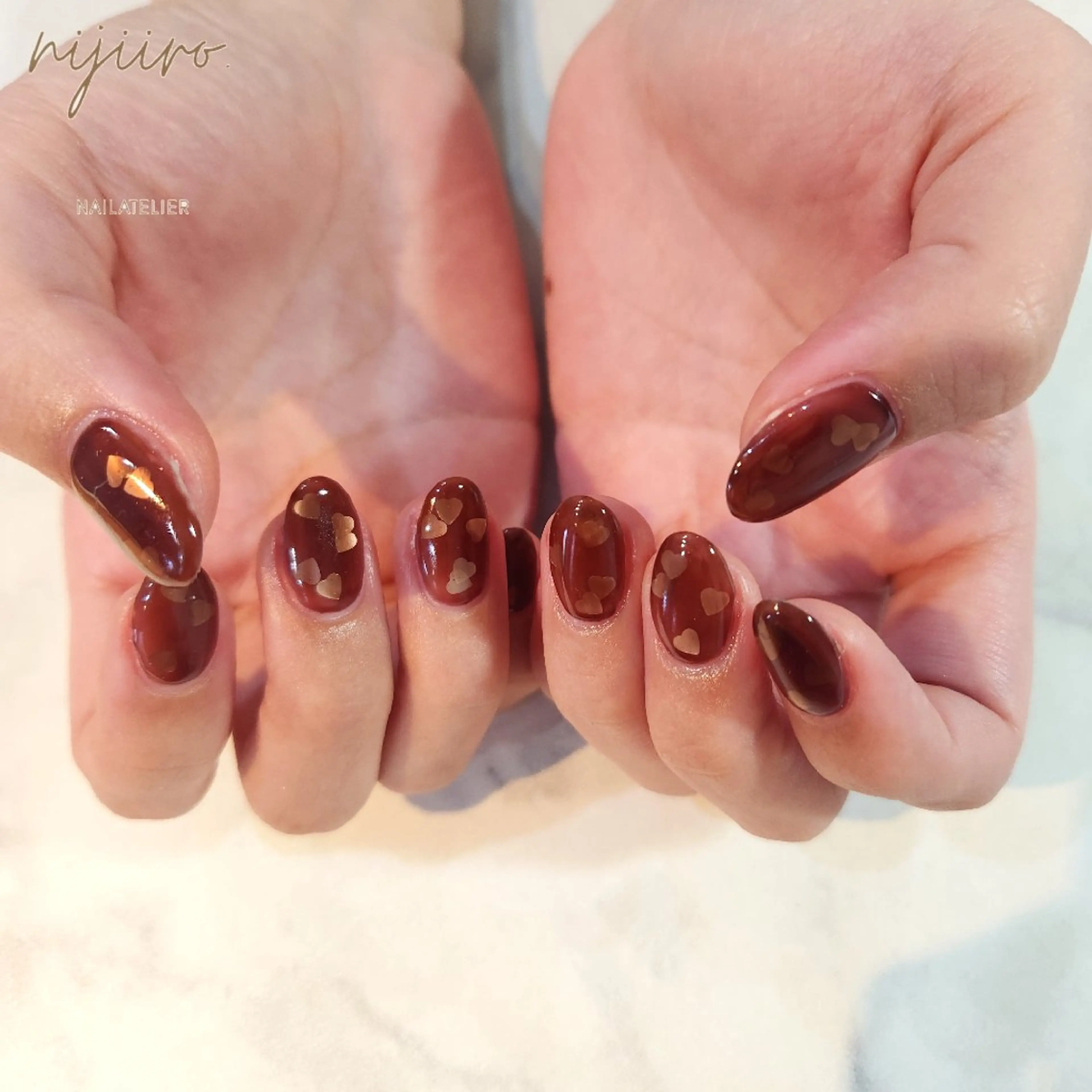 ネイル ハンドネイル nailatelier nijiiro.所属・nijiiro🌈 サトウのネイルデザイン
