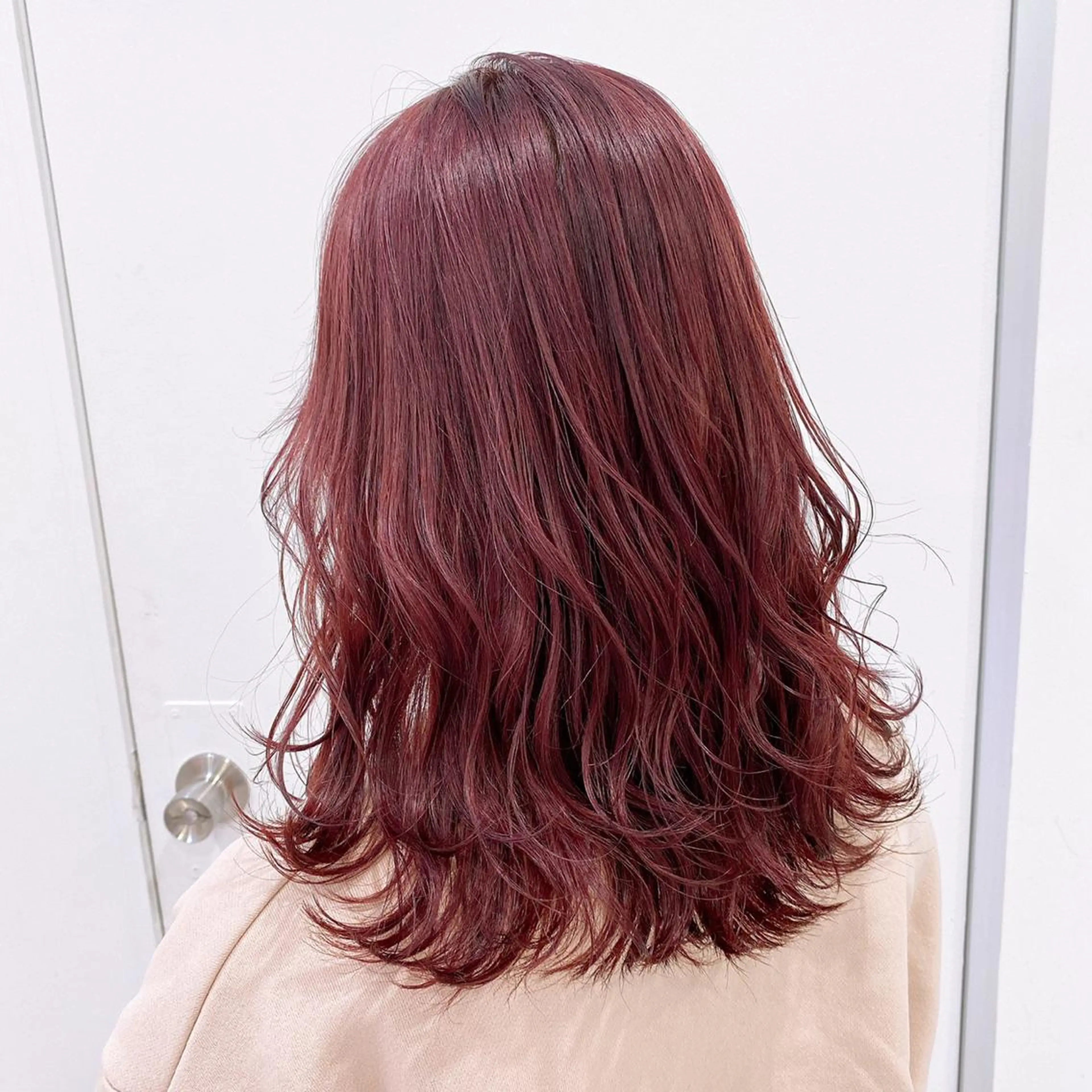 セミロング カラー パーマ キッズ ネイル マツエク・マツパ 🦋韓国風カラー🦋 こうせい原宿のヘアスタイル