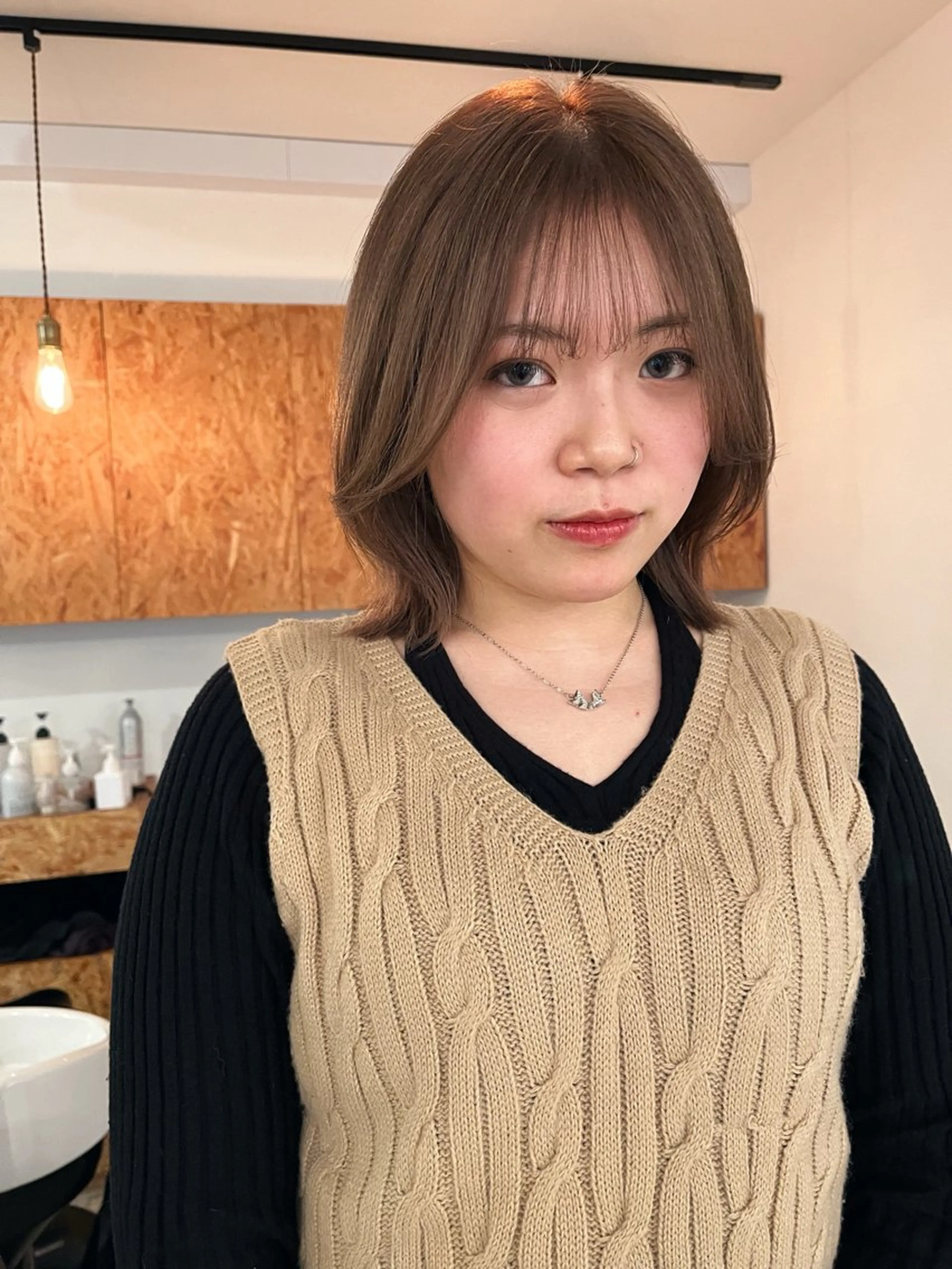 カラー 暖色カラー 🌼クニトウメイのヘアスタイル