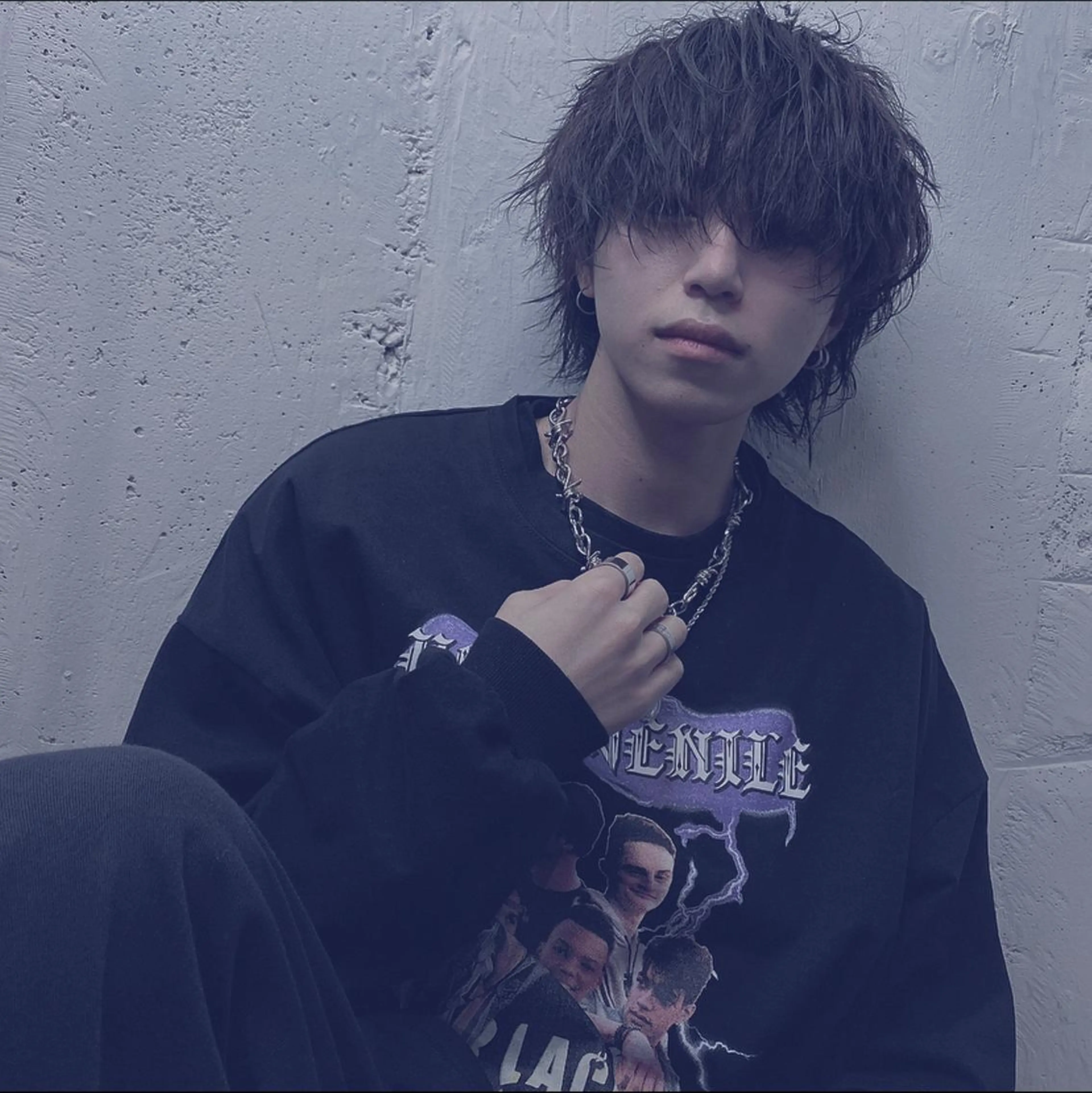 メンズ メンズウルフカット ウルフカット メンズパーマの達人 井上裕太のヘアスタイル