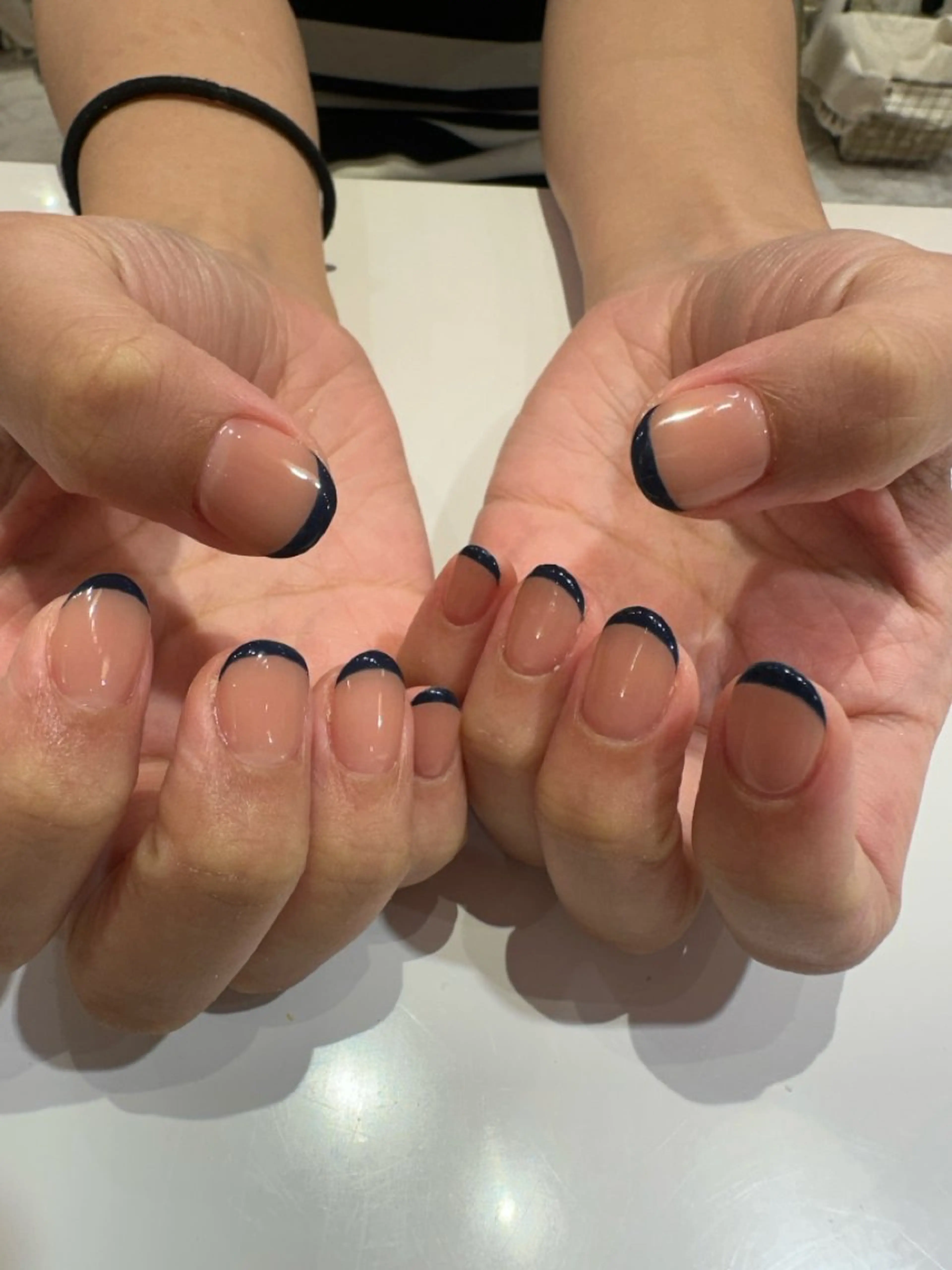 ネイル フレンチネイル SHELLNAIL 後藤のネイルデザイン