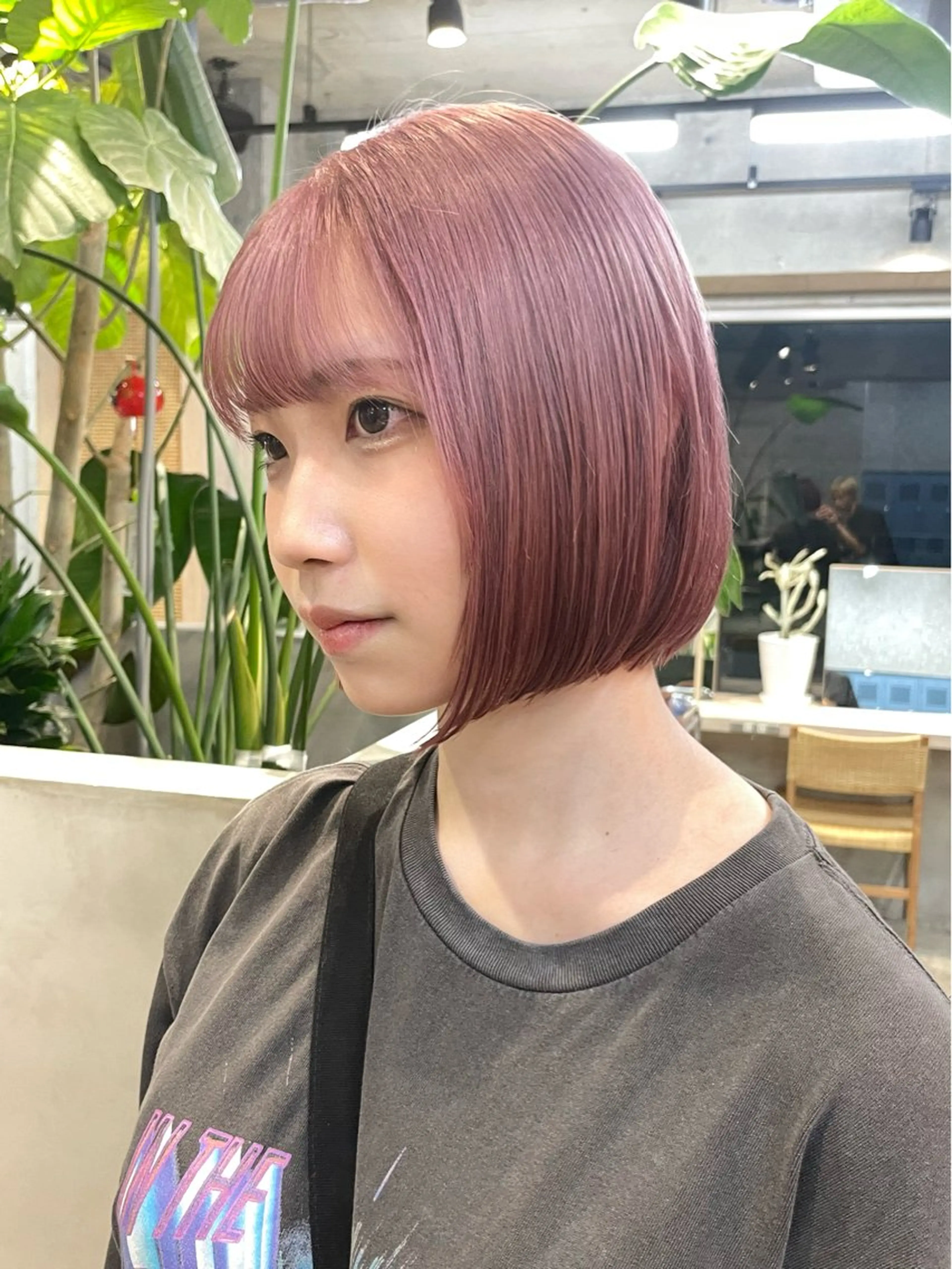 ショート ボブ ハイライト🌟/ ボブ/豊田のヘアスタイル