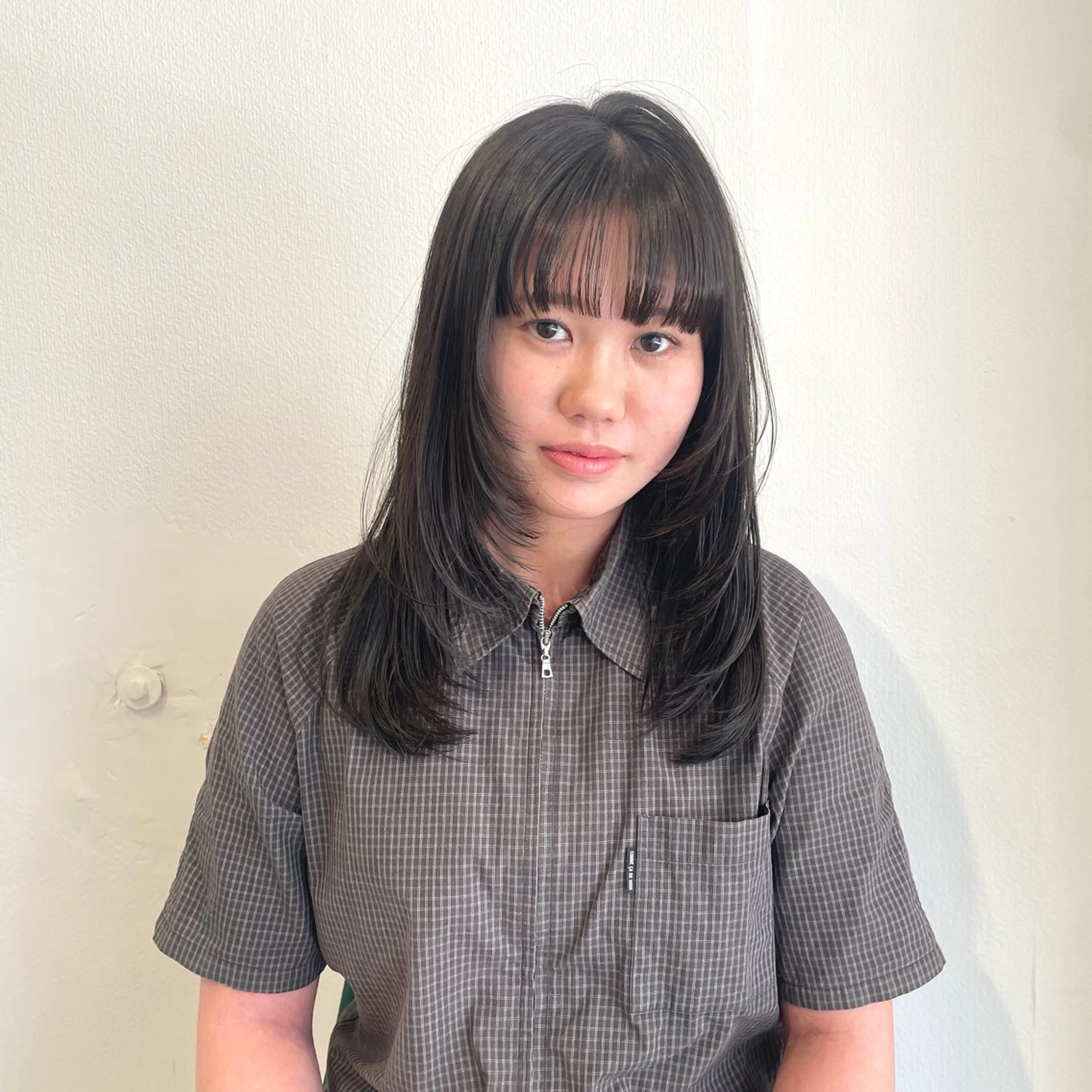 ロング レイヤーカット カット ヘアカラー トリートメント note所属・韓国風/レイヤー/ note アヤナのヘアスタイル