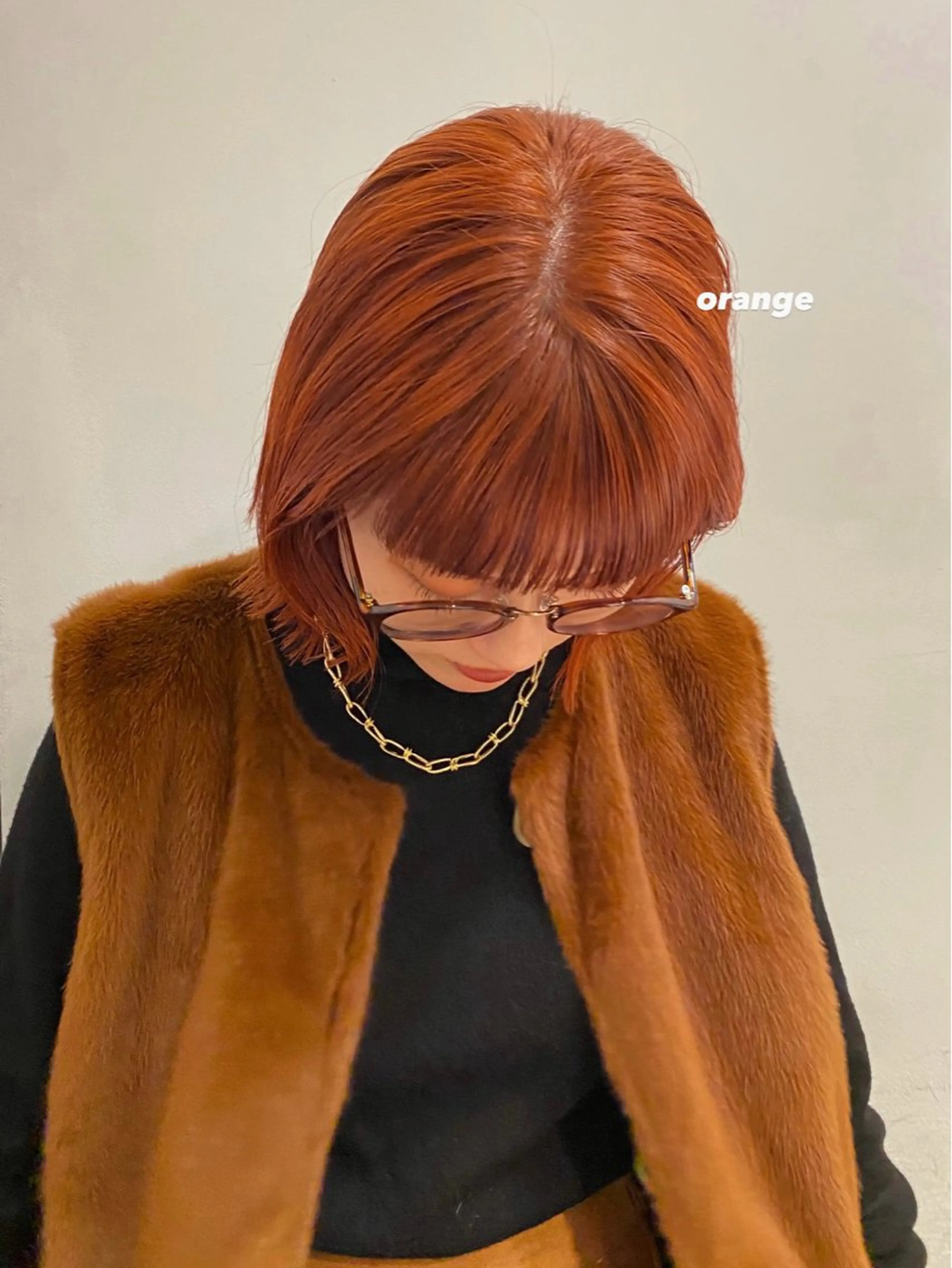 ミディアム カラー 暖色カラー/レイヤー 🌙 オノユリカのヘアスタイル