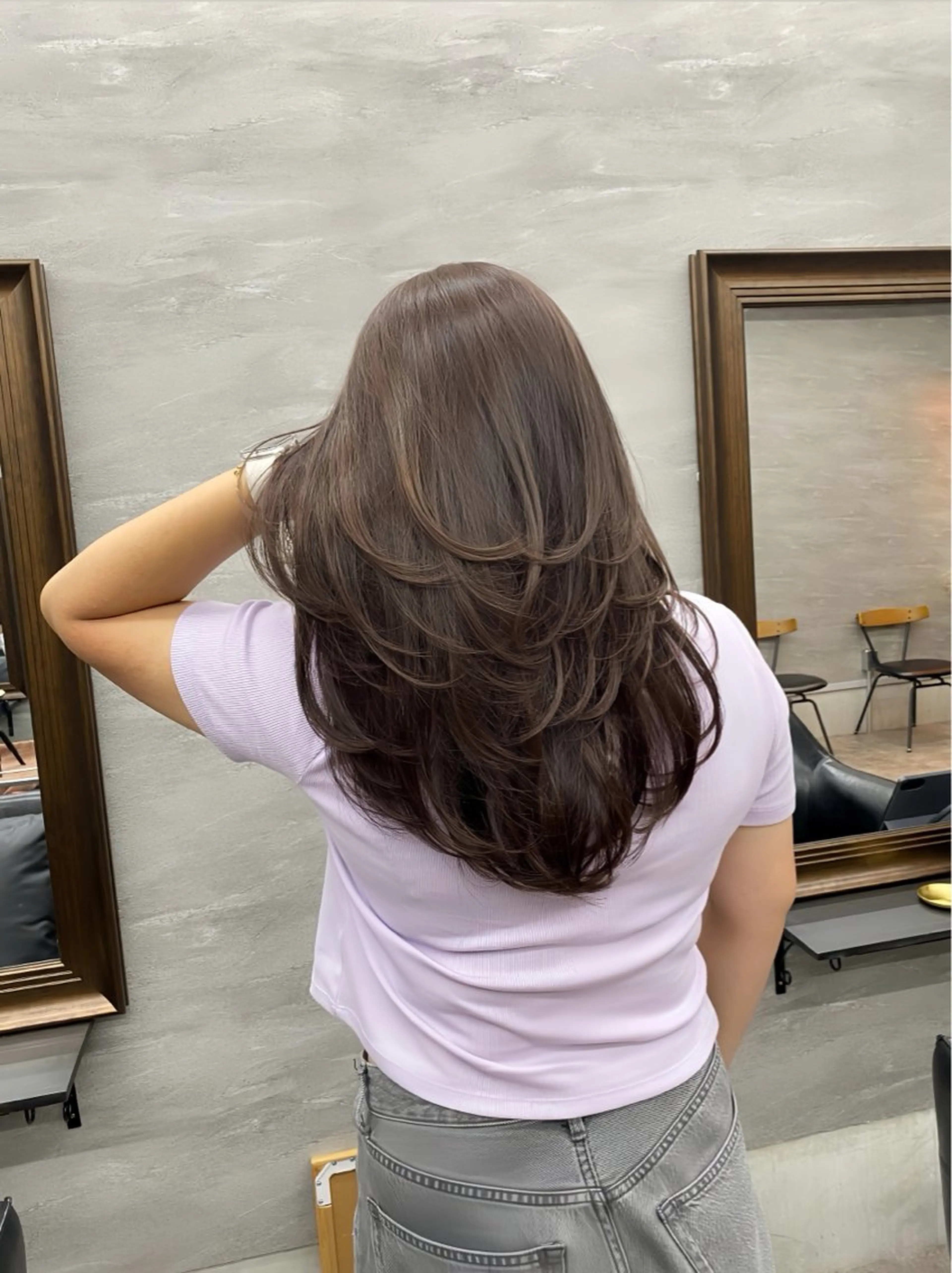 ロング カラー カット ヘアカラー 🔷似合わせのプロ KUMA🔷のヘアスタイル