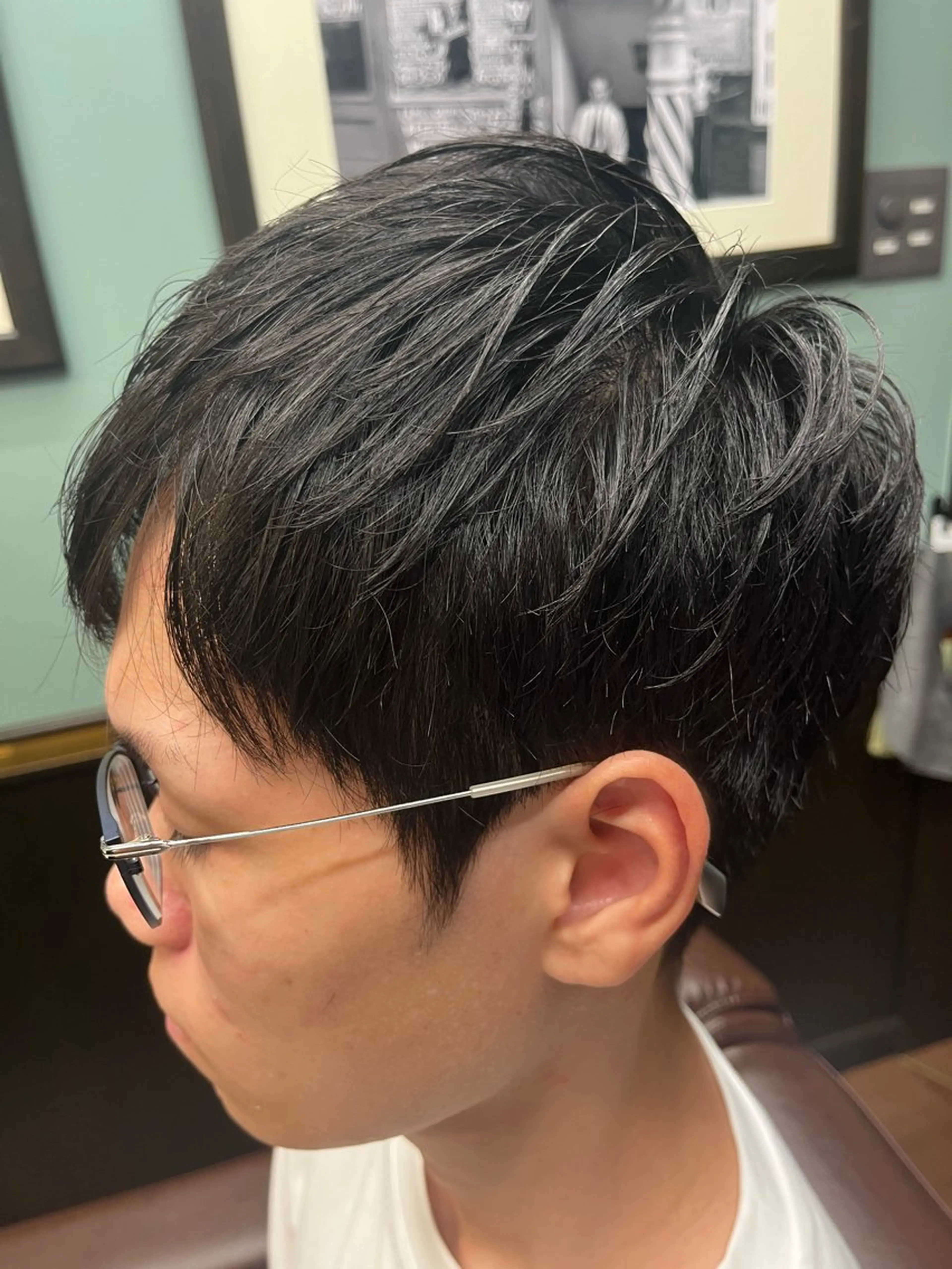 【メンズ限定】カット+ヘアカラー(黒染め・白髪染め・白髪ぼかし)+シャンプーの写真