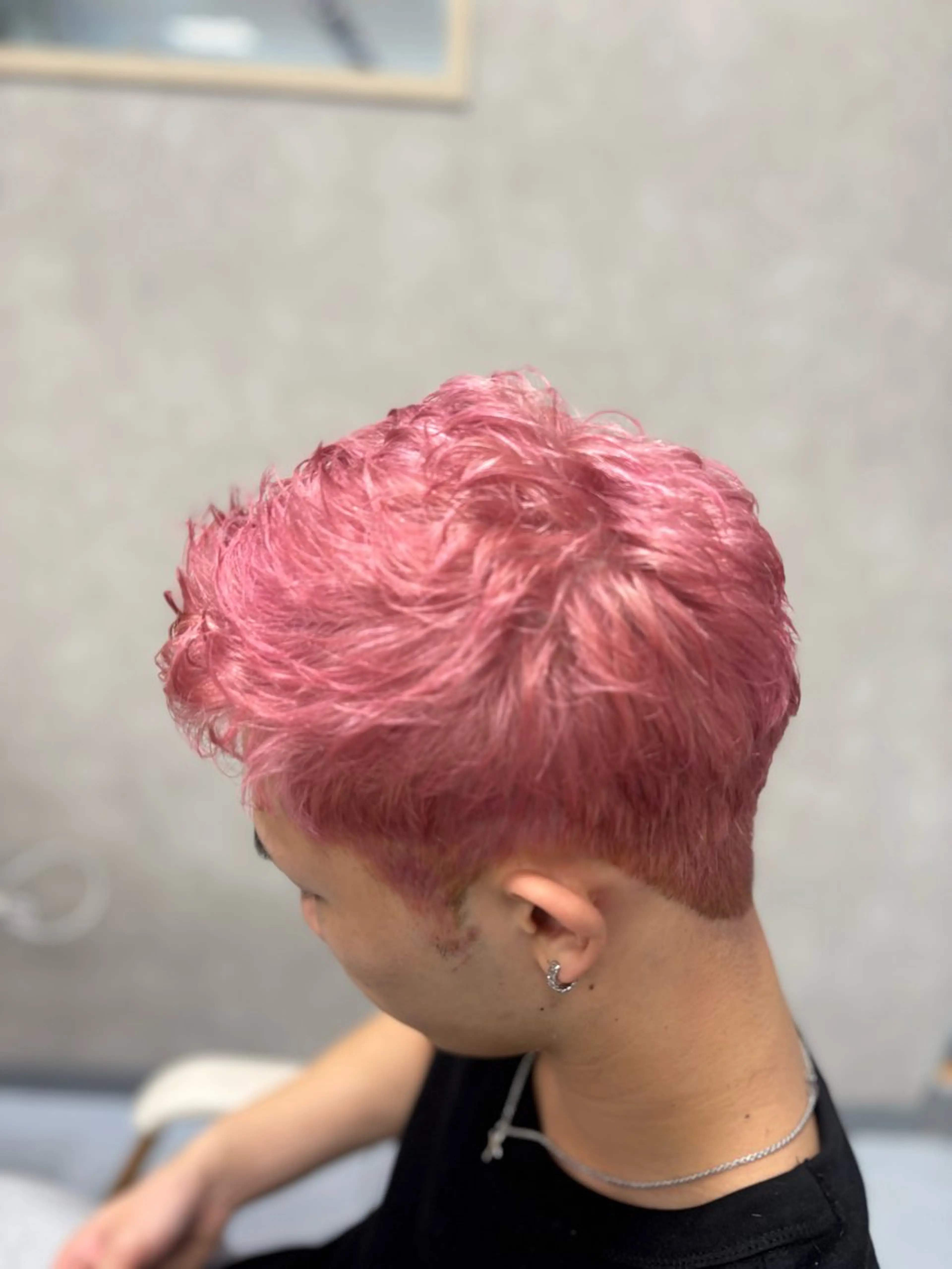 ショート カラー メンズ ヘアカラー メンズ特化韓国風 パーマスタイル/りんのヘアスタイル