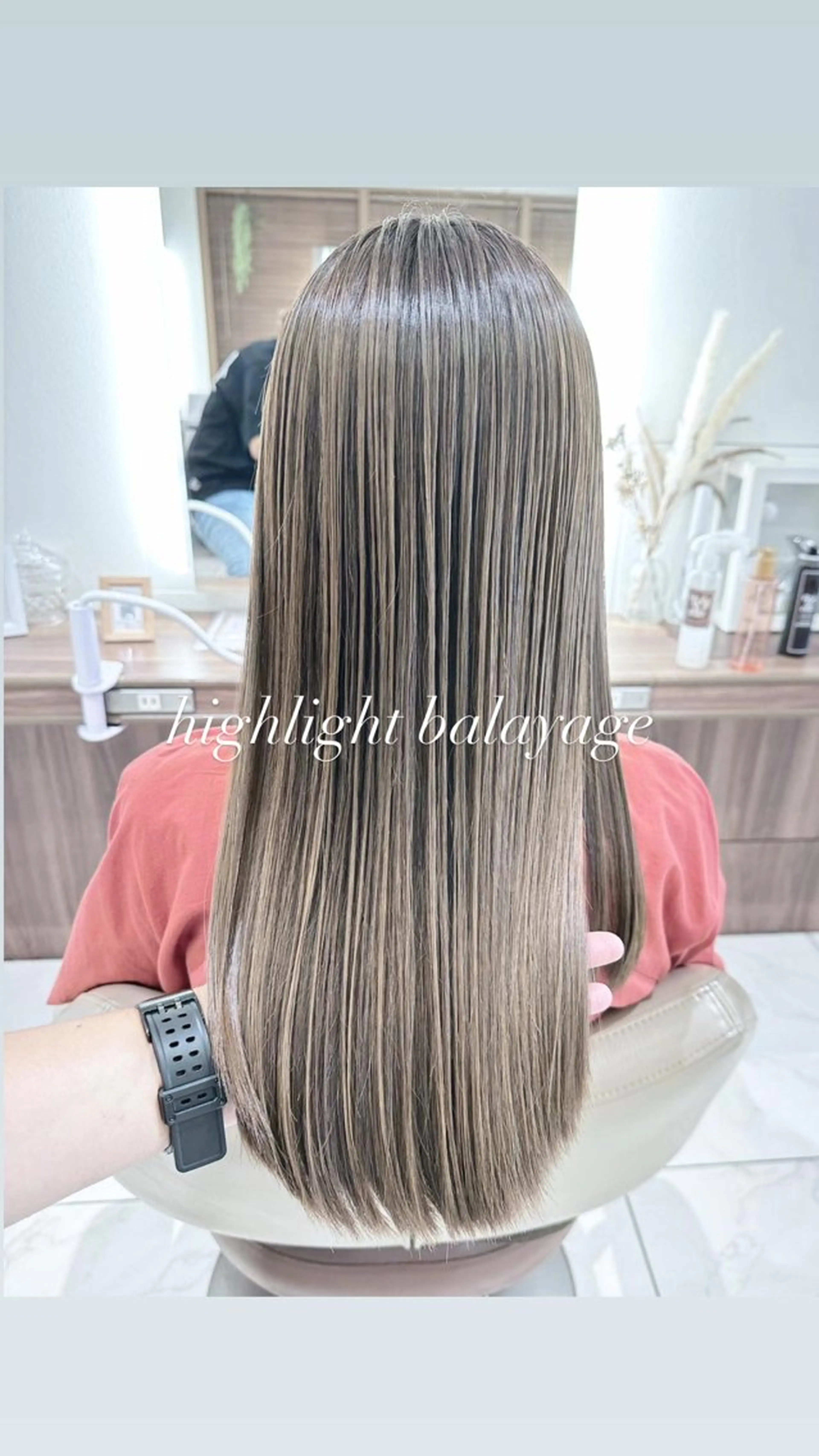 ロング カラー バレイヤージュ ブリーチ グラデーションカラー ハイライトカラー ハイライト 大宮/バレイヤージュ /澤田隆誠のヘアスタイル