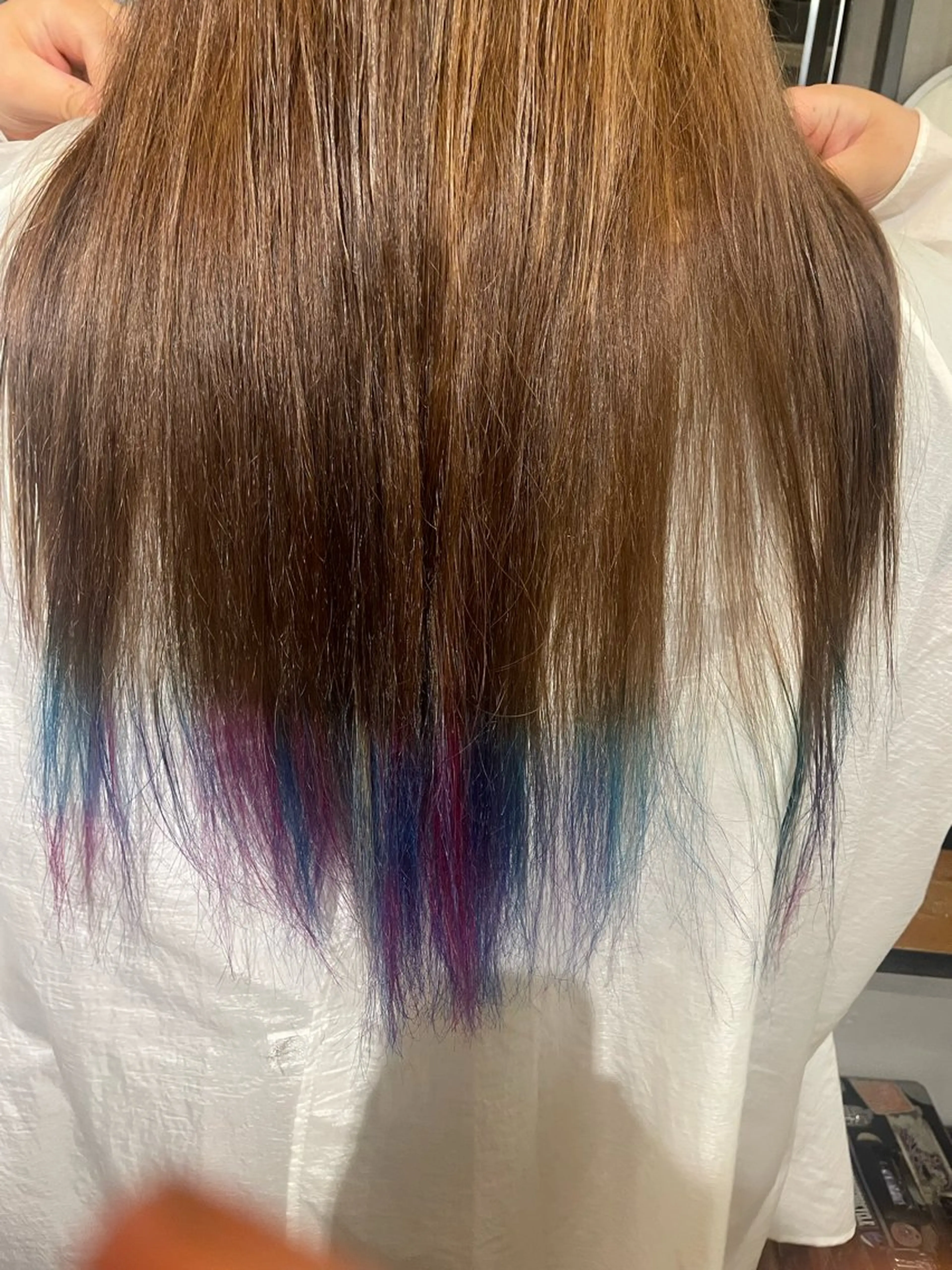 ロング カラー ブリーチ ユニコーンカラー SALOWIN ebisu所属・🫧髪質改善🫧 恵比寿　MIYUKIのヘアスタイル