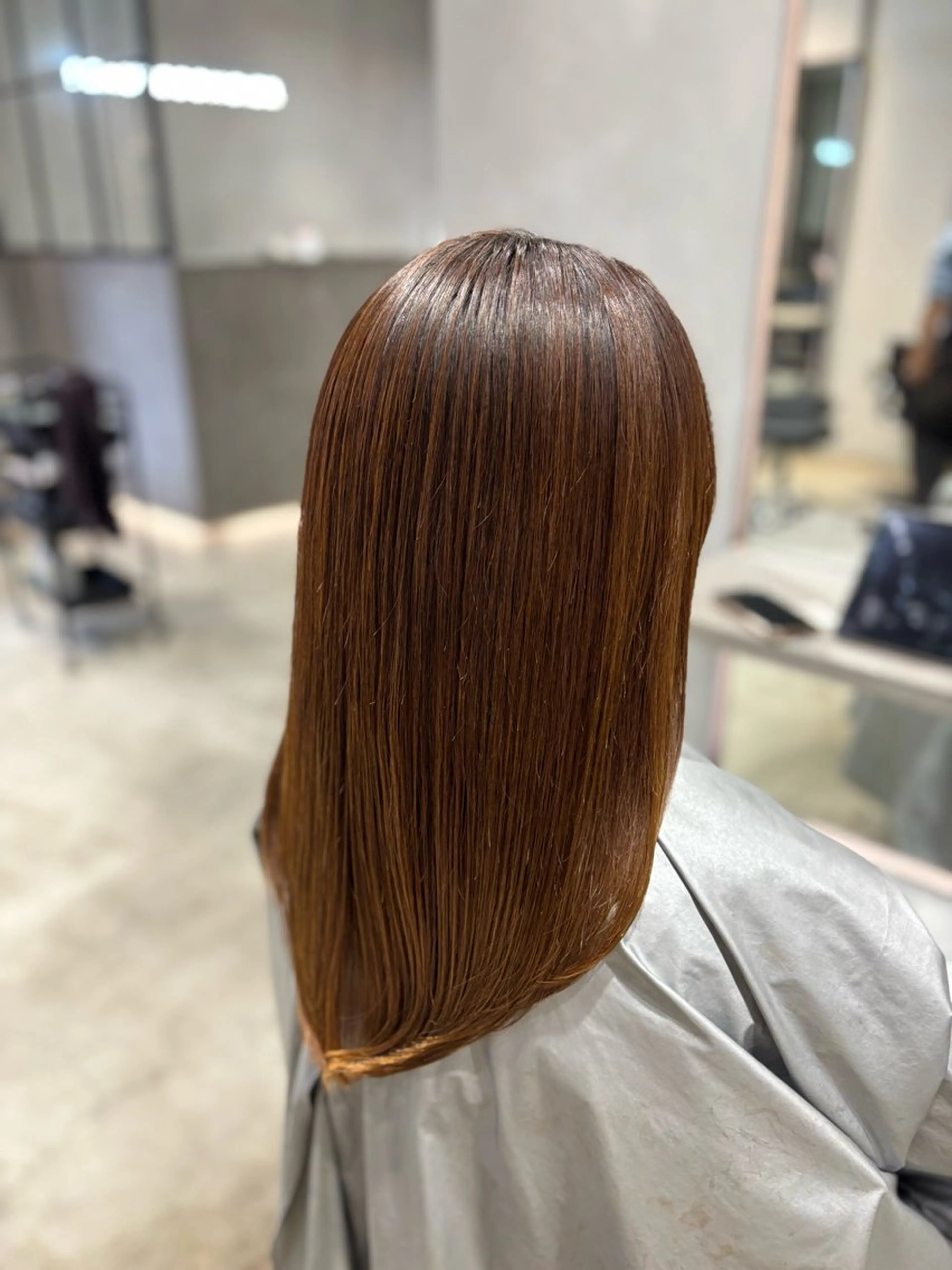 パーマ 縮毛矯正 酸性ストレート ストレートパーマ カット 縮毛矯正 トリートメント 艶髪酸性ストレート /髪質改善/寺田警二のヘアスタイル