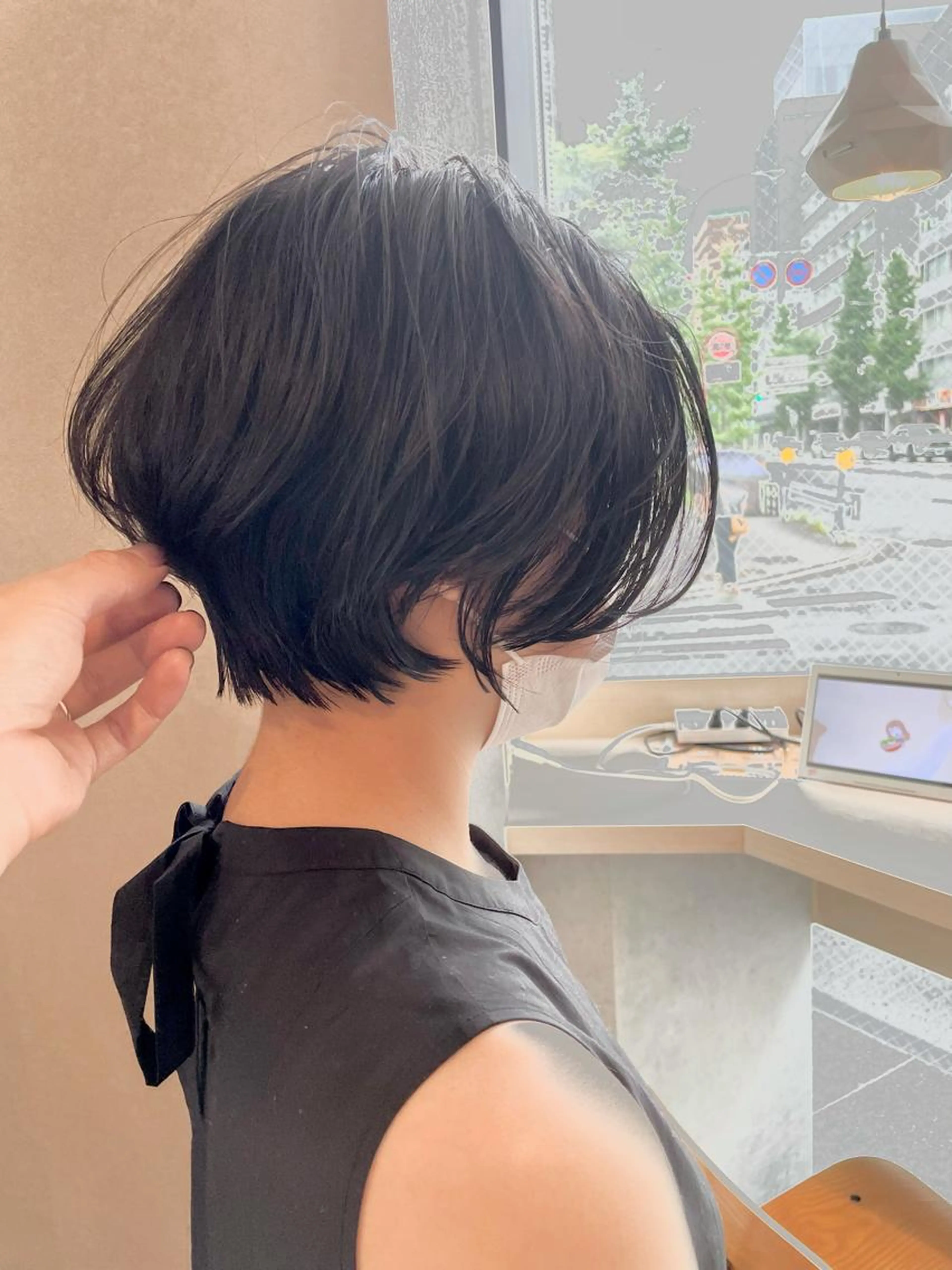 1番人気メニュー💇‍♀️似合わせ小顔カット✨oggi3stepトリートメント✨ショート!ボブ!得意です！の写真