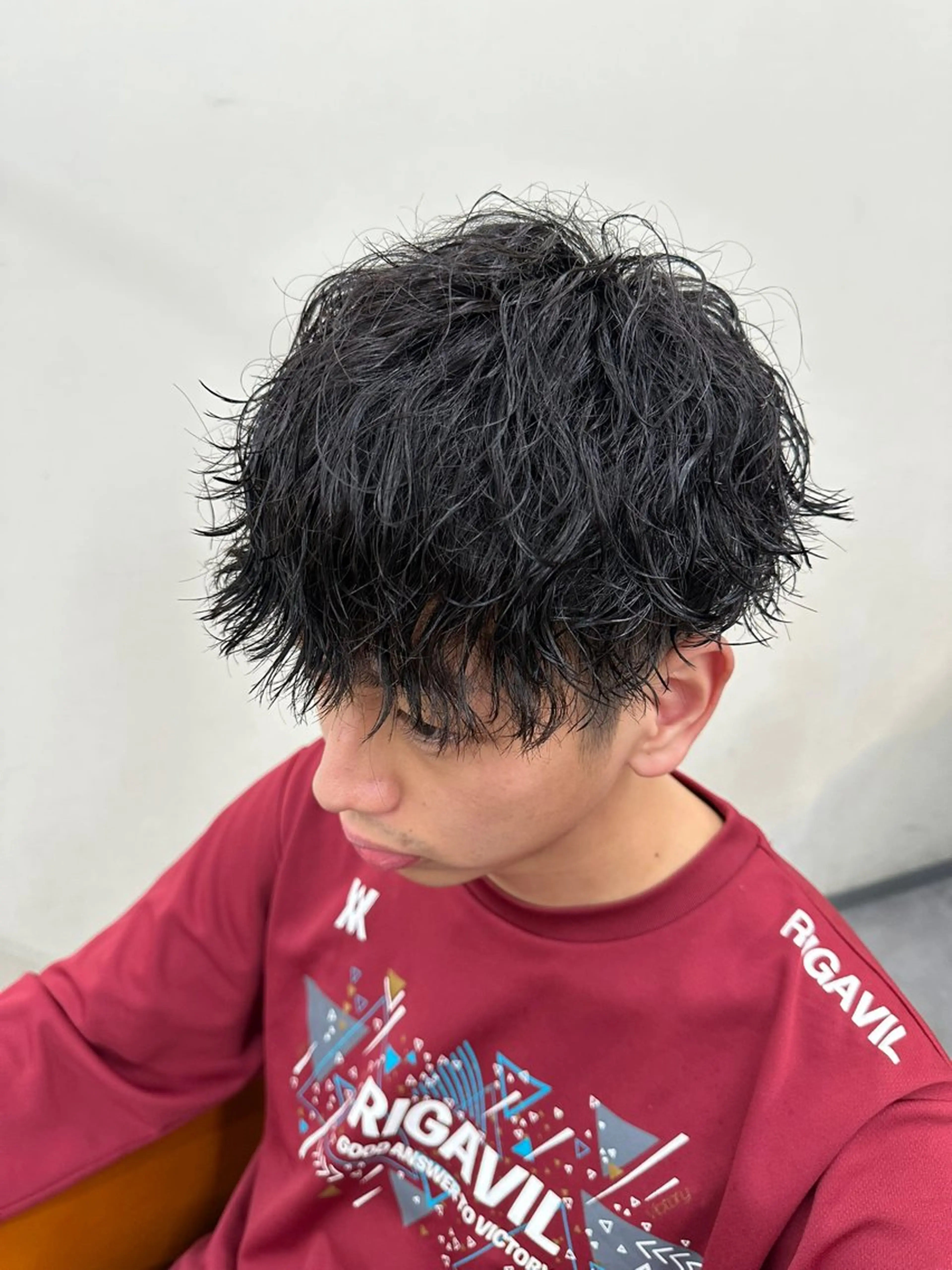 パーマ メンズ カット パーマ KING of hair by NOISM所属・梅田/メンズカット/ パーマ/秋本 大智のヘアスタイル