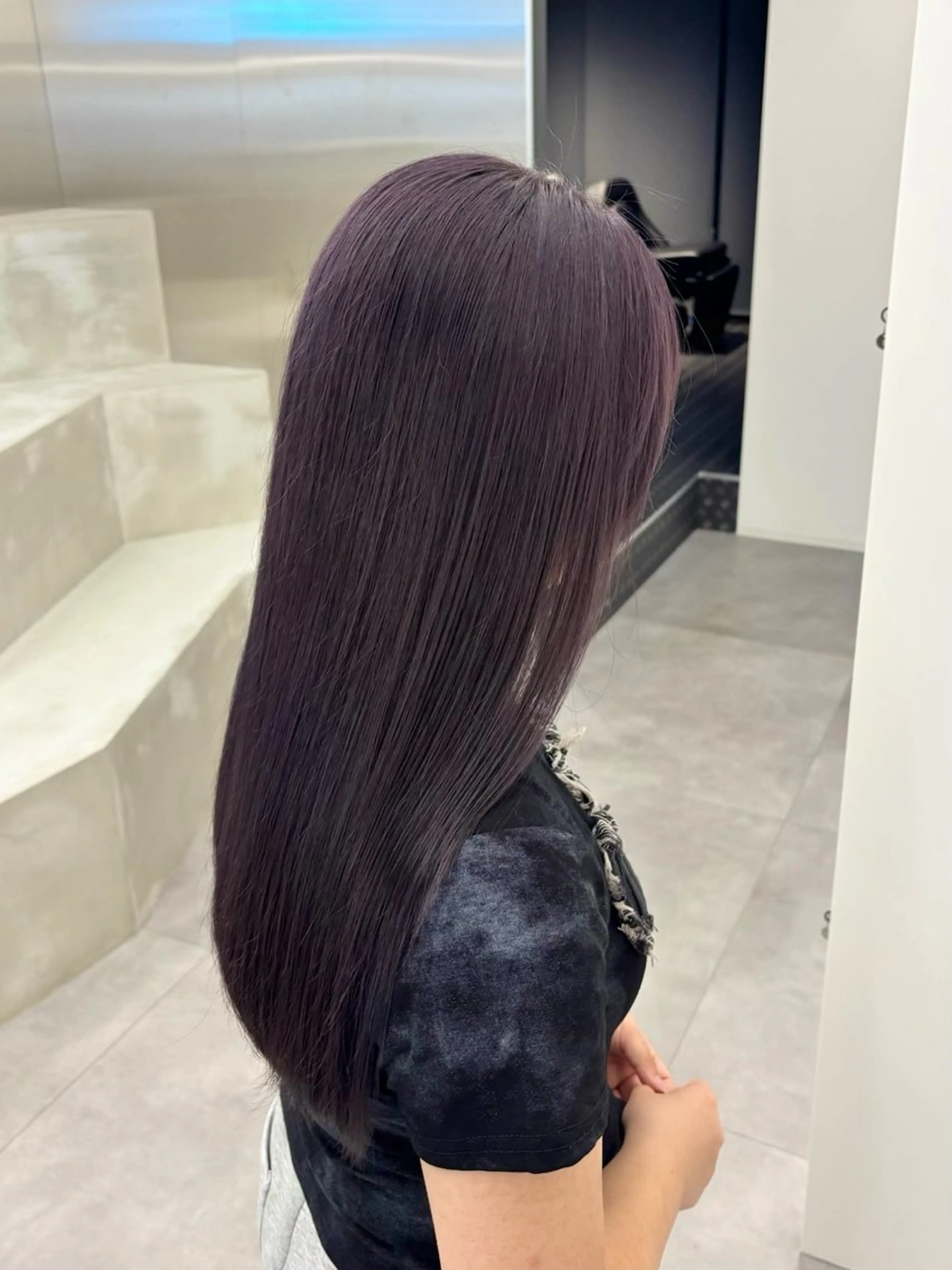 ロング カラー ヘアカラー 🧸🎀ブリーチ 栄🎀🧸かのんのヘアスタイル