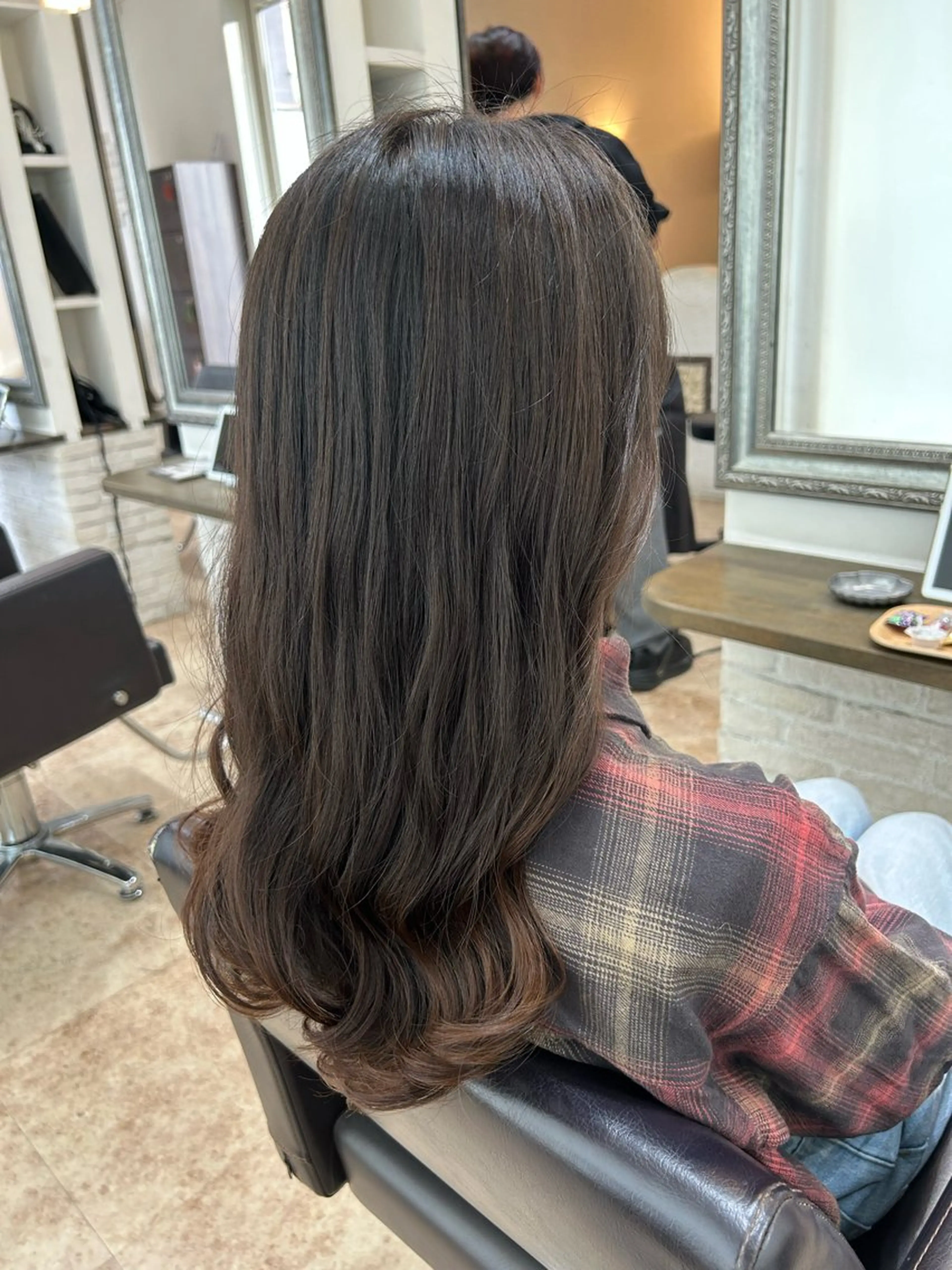 パーマ デジタルパーマ 佐久間 優里のヘアスタイル
