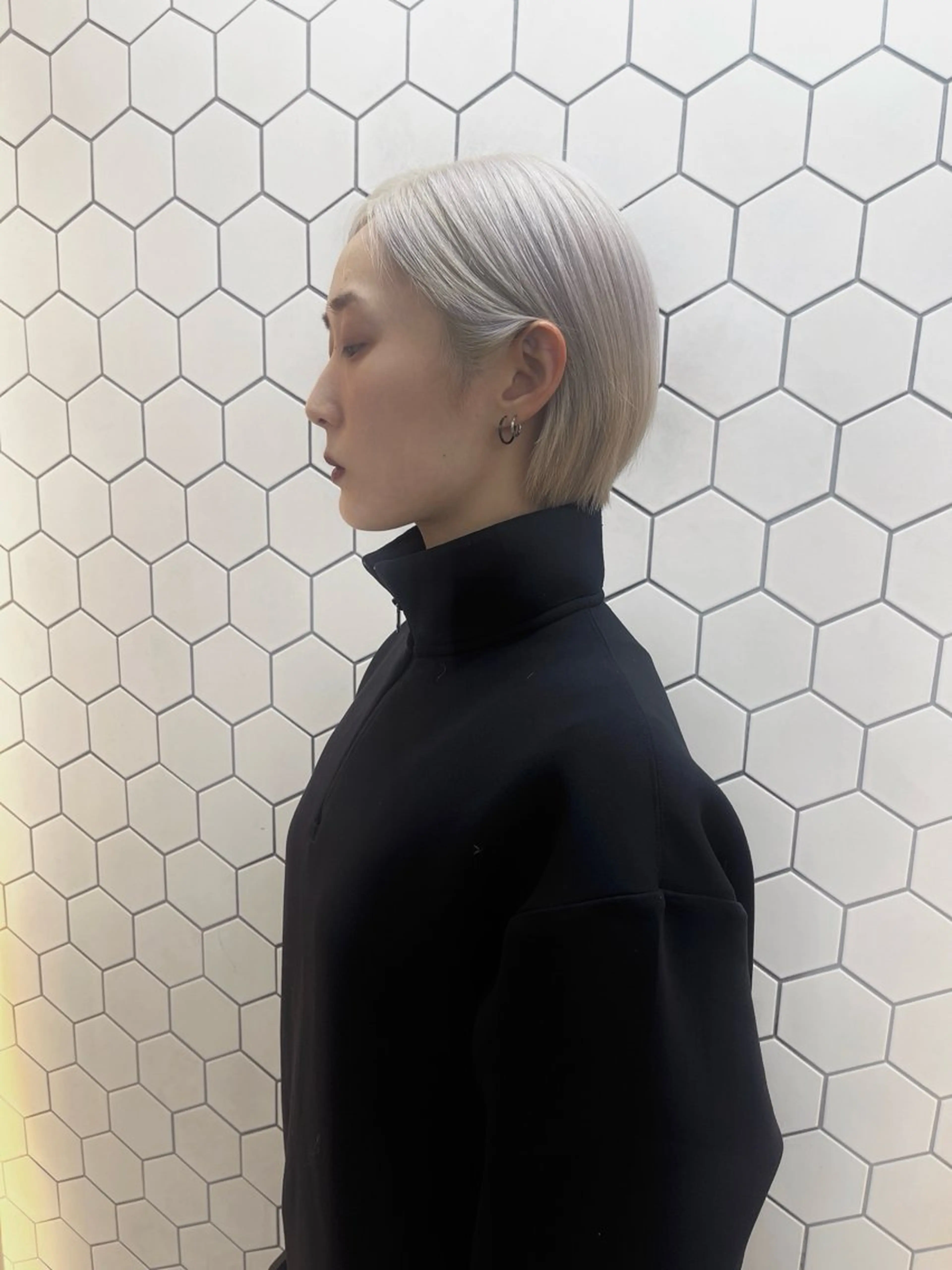 カラー TENSHO 原宿　ハイトーンのヘアスタイル