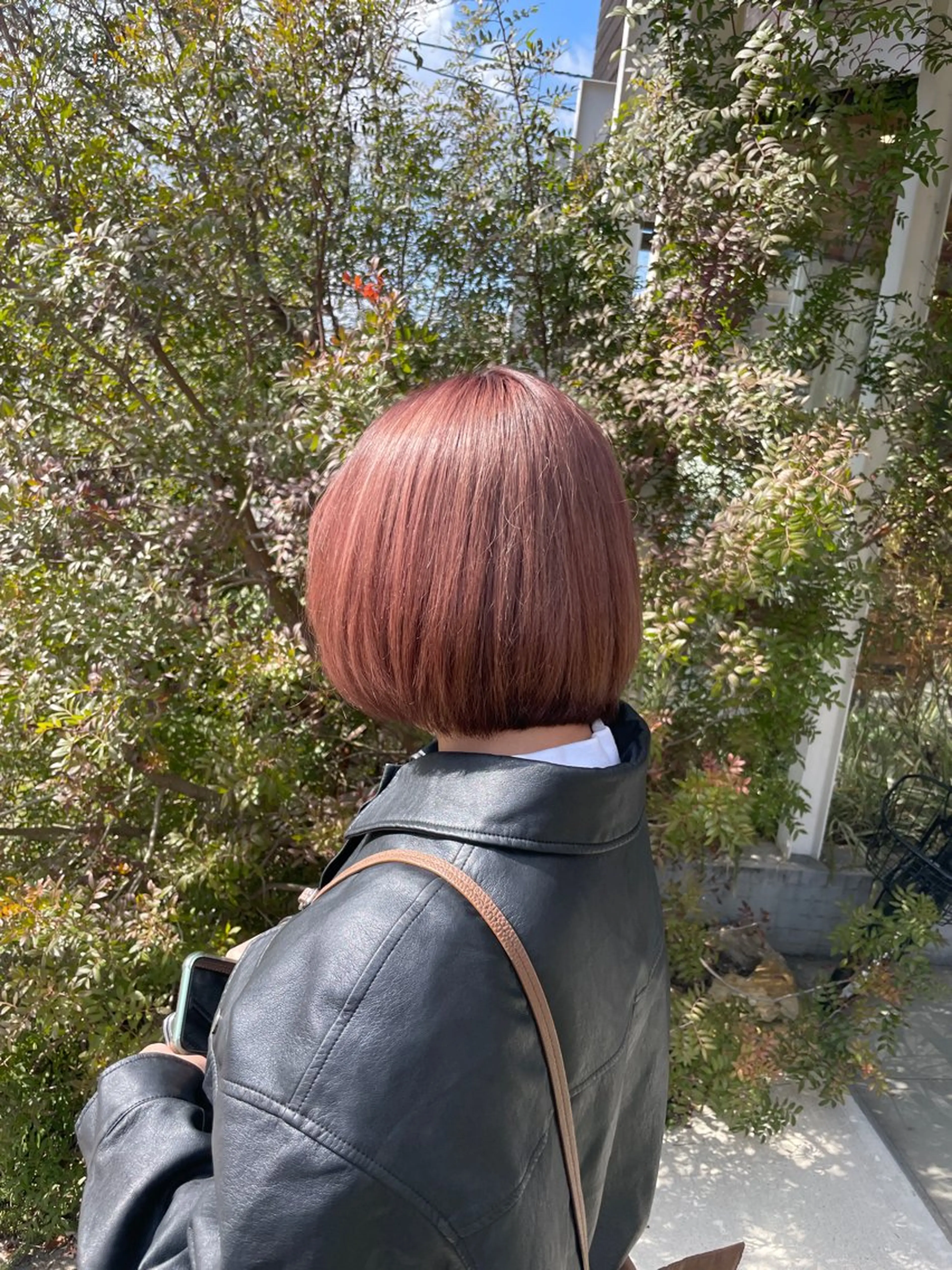 ショート カラー ピンクカラー ショートヘア 増田 ルナのヘアスタイル