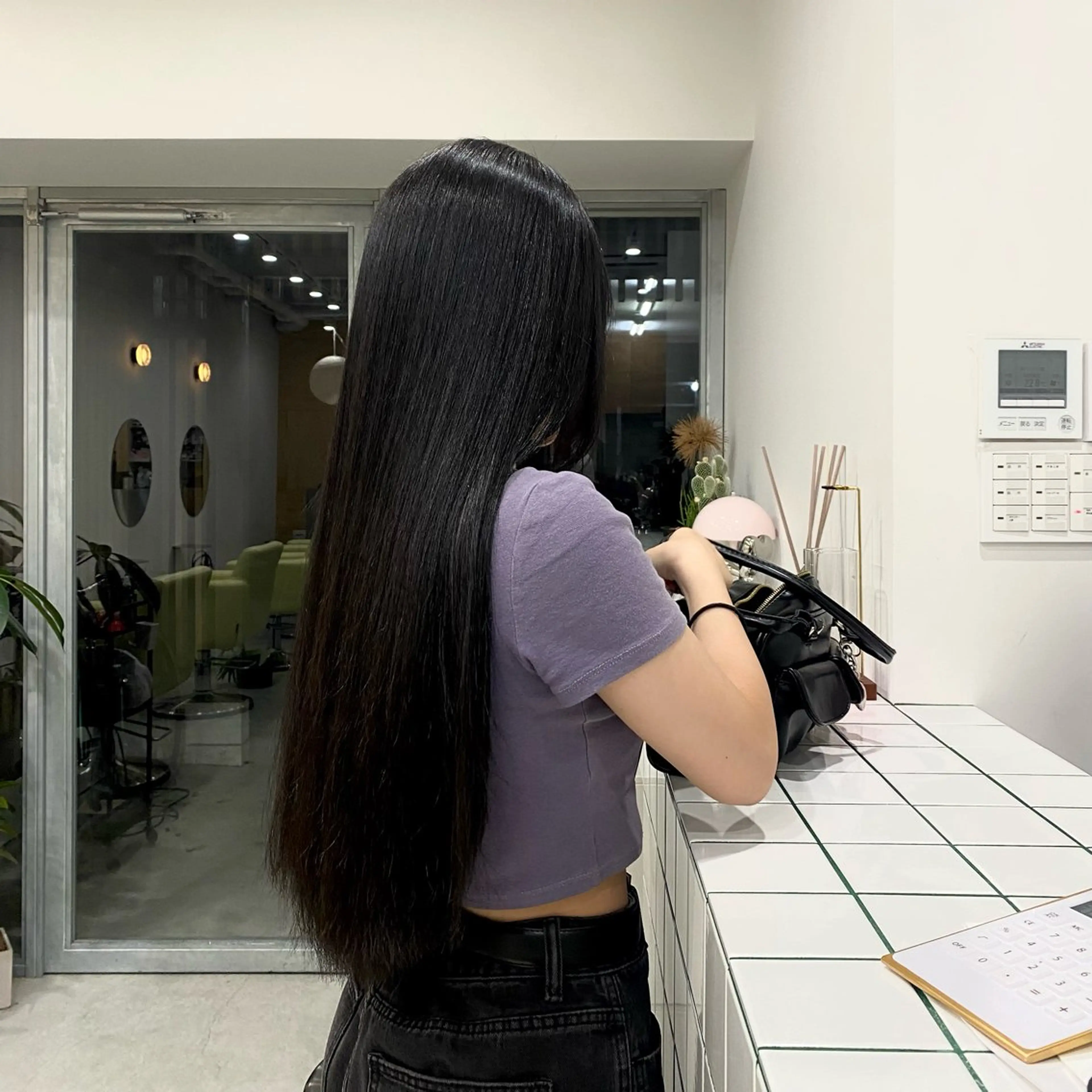 パーマ 酸性ストレート ストレートパーマ BROUN®︎所属・メンズカット/暖色 カラー松本翔大のヘアスタイル