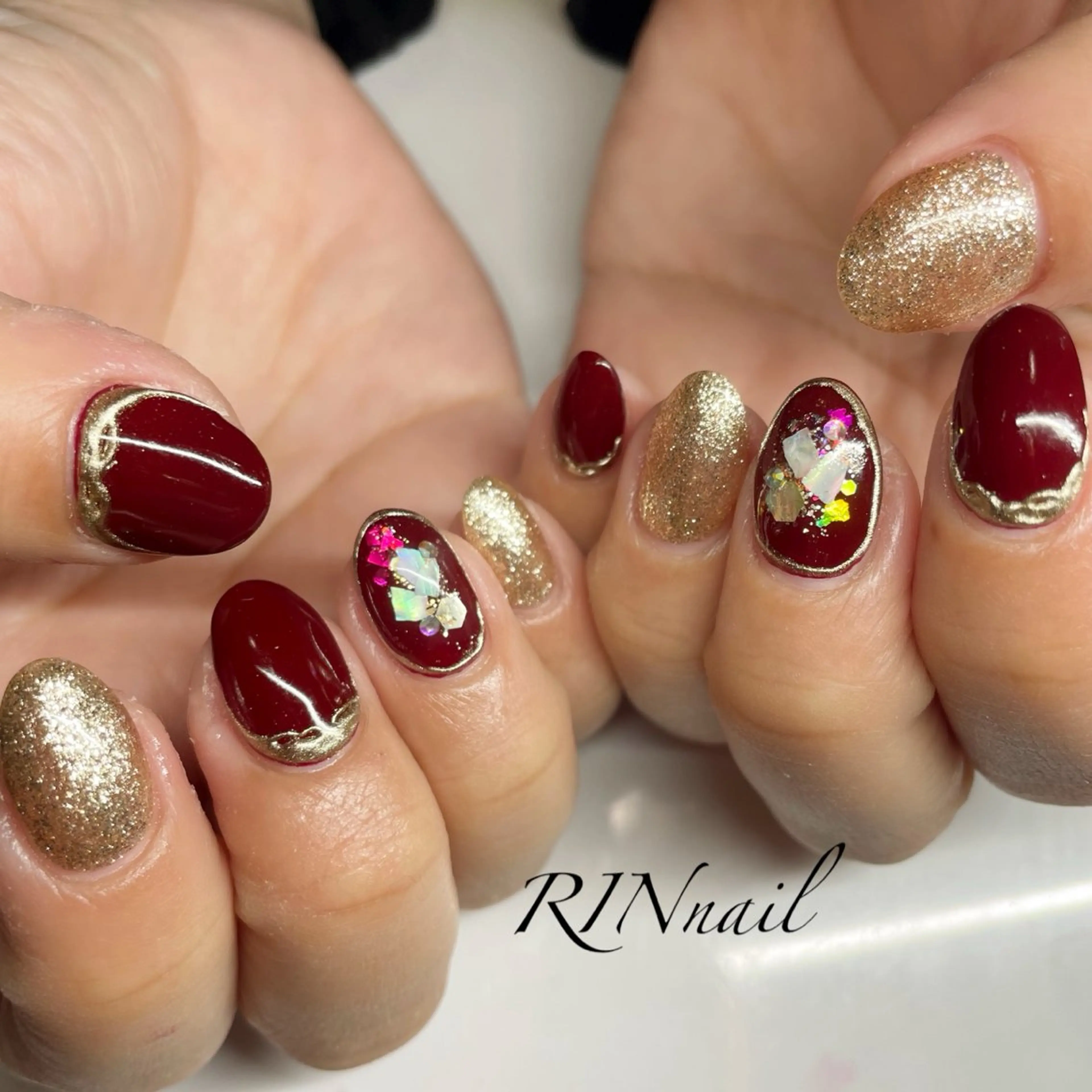 ネイル ハンドネイル ハンドケア RIN HOMEnailのネイルデザイン