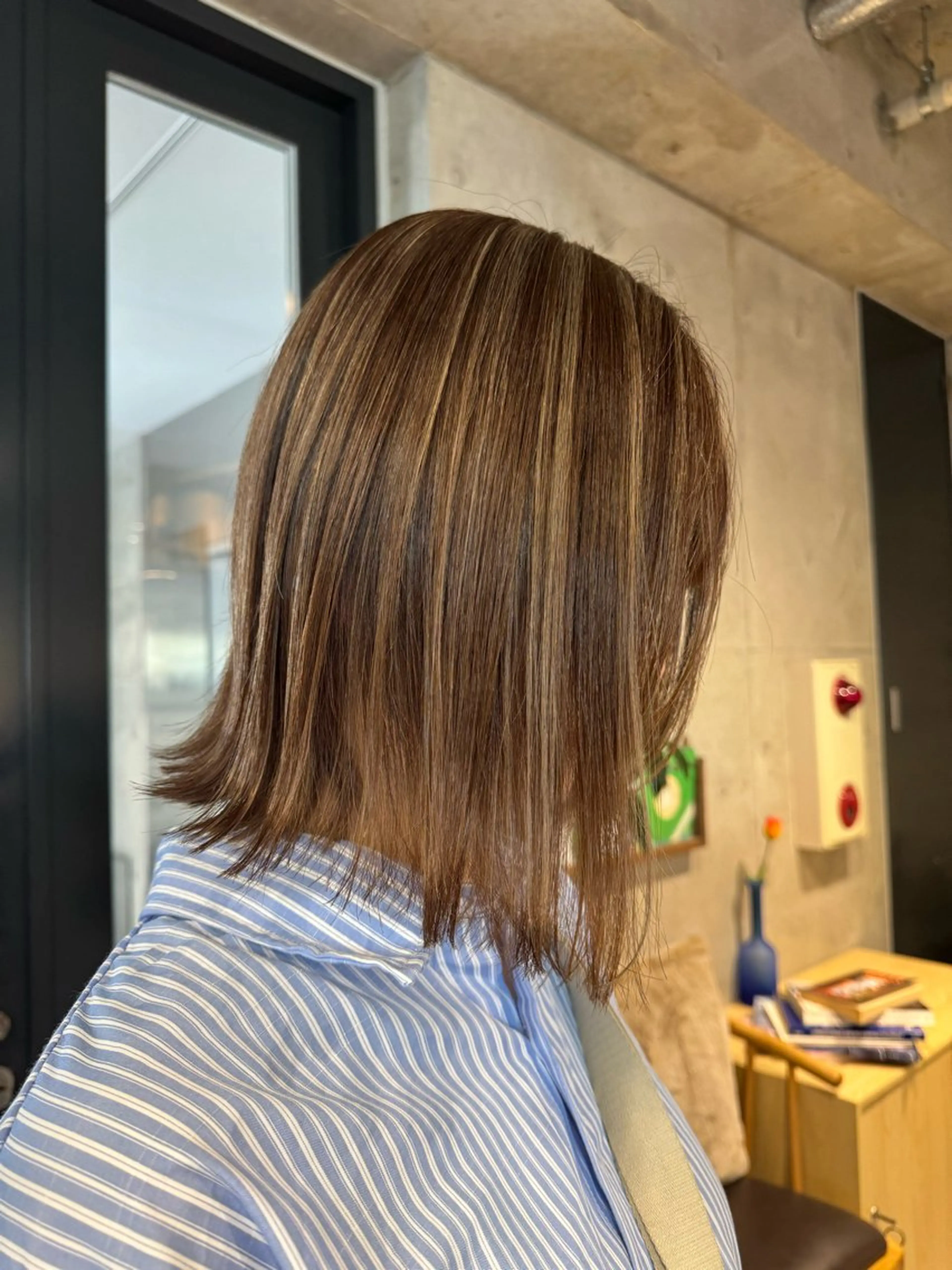 ミディアム ヘアカラー 🎀ダブルカラー hinata🎀のヘアスタイル