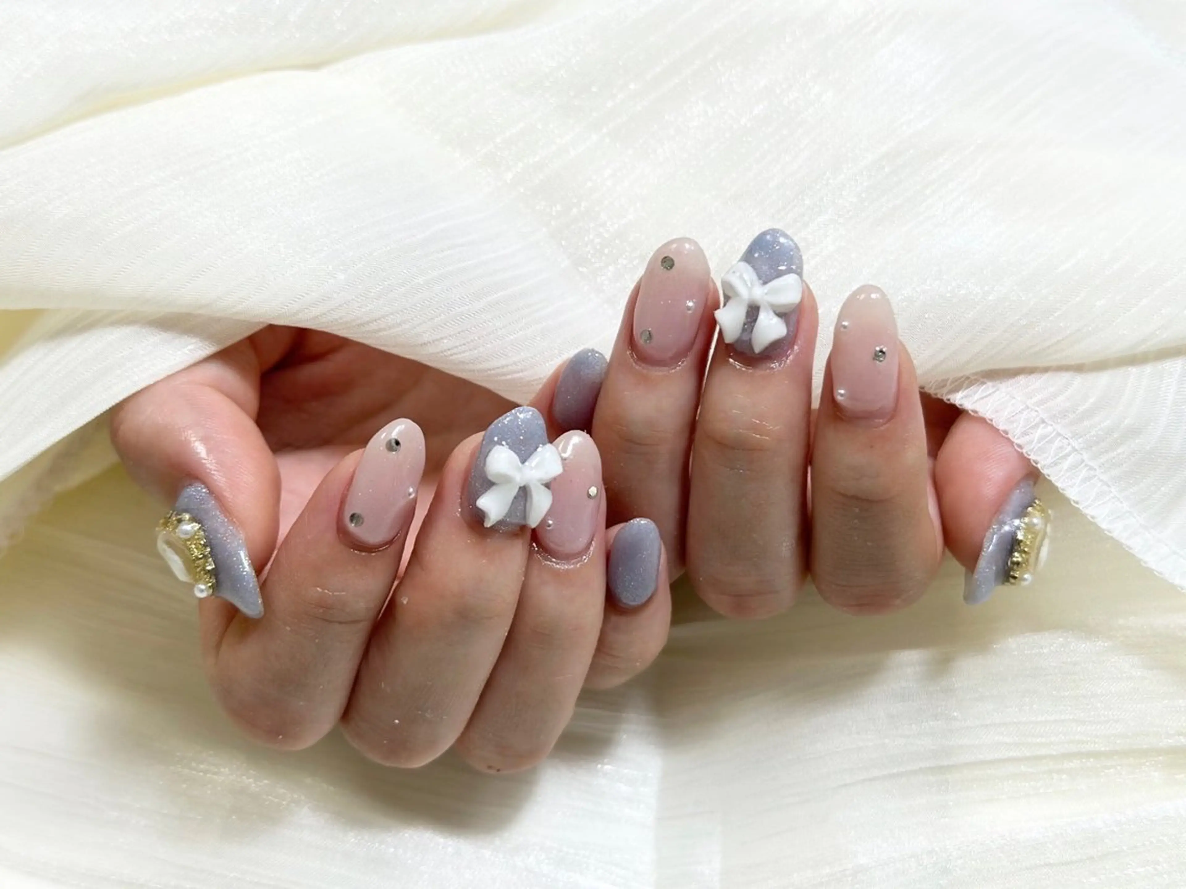 ネイル ハンドネイル ハンドケア 🍑 momo_nailのネイルデザイン