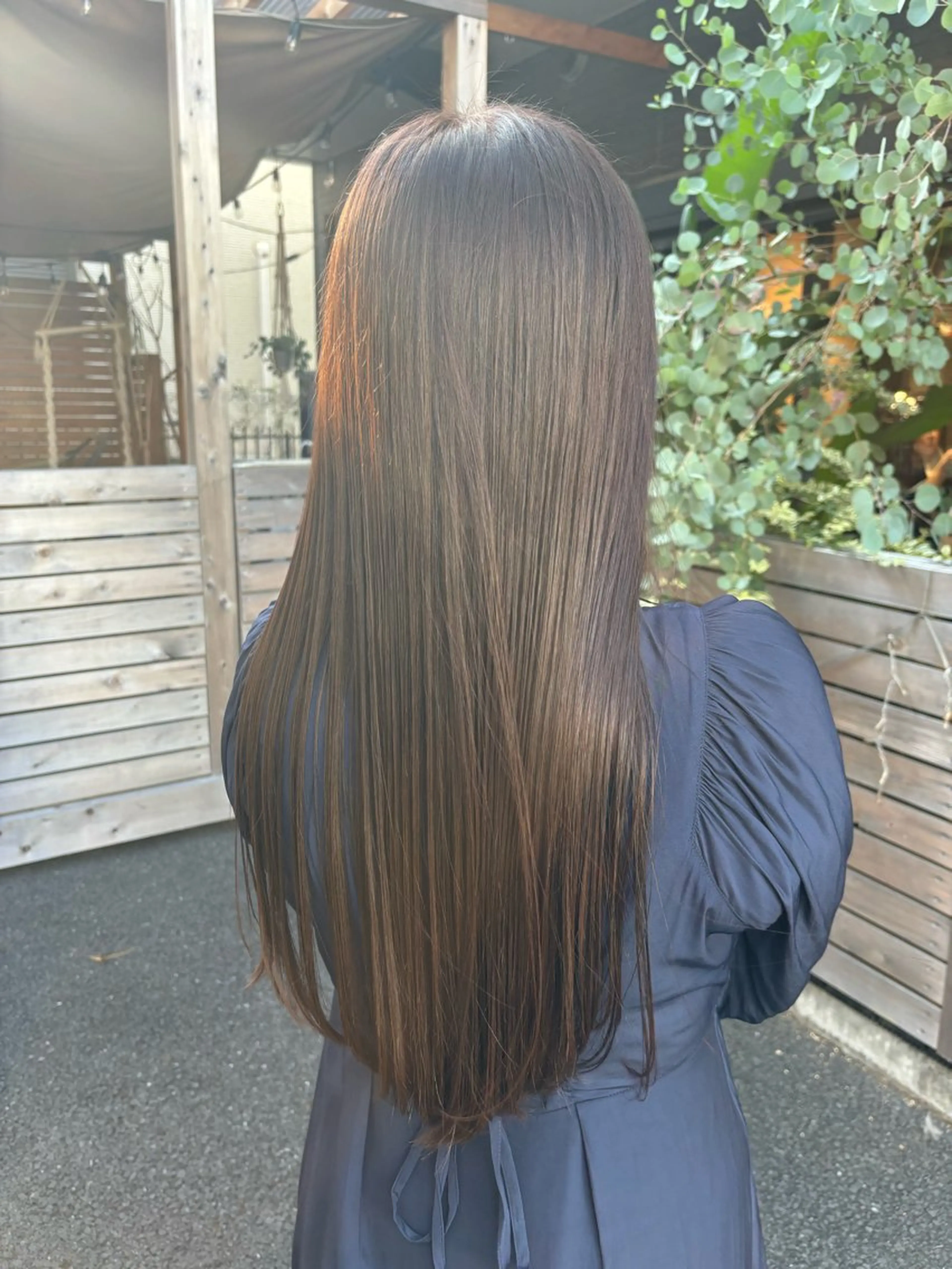 ロング カット ヘアカラー トリートメント マツムラ ミサキのヘアスタイル