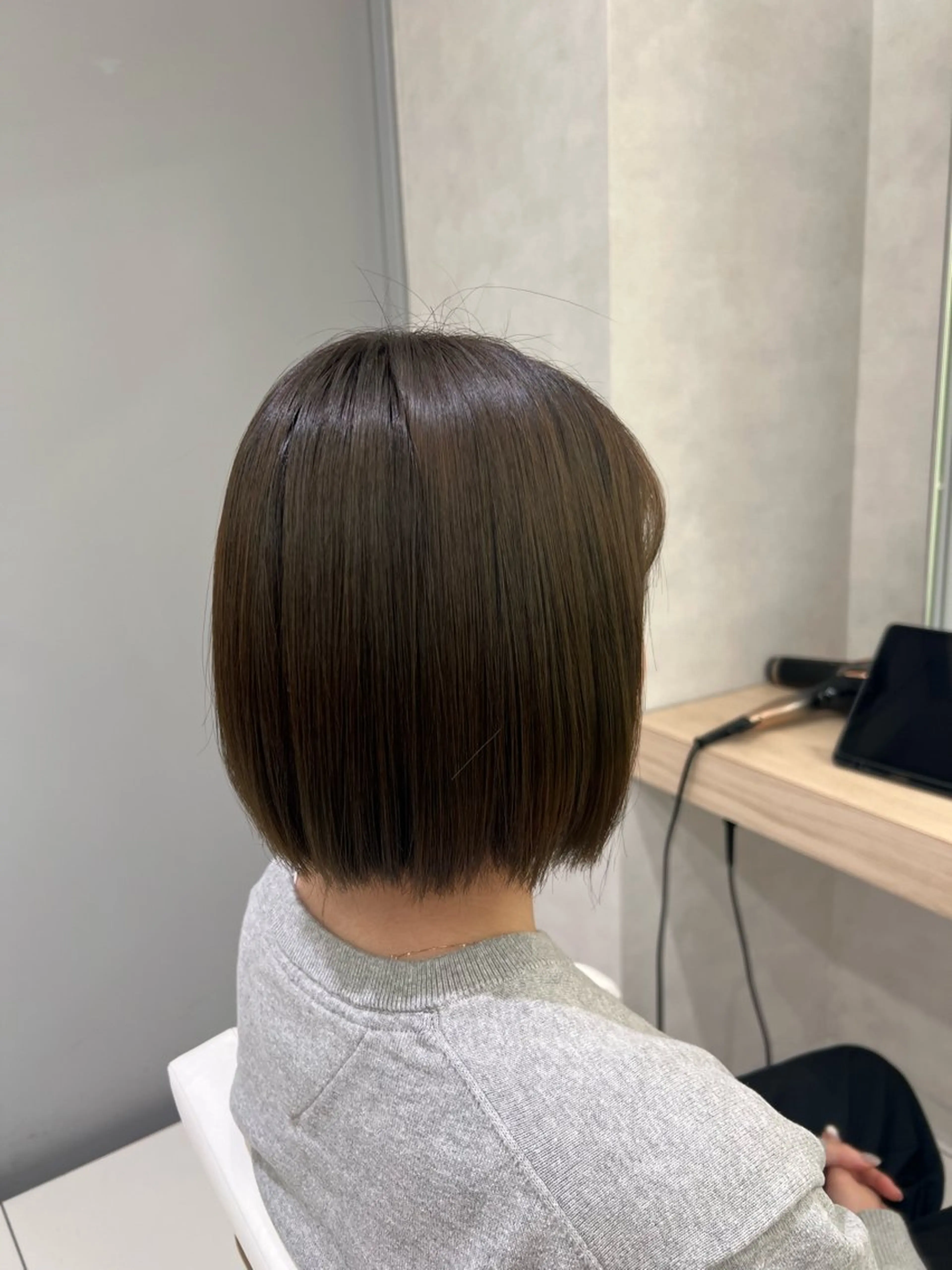 ミディアム カラー グレージュ ヘアカラー 💎艶髪カラー 💎／Kiriのヘアスタイル
