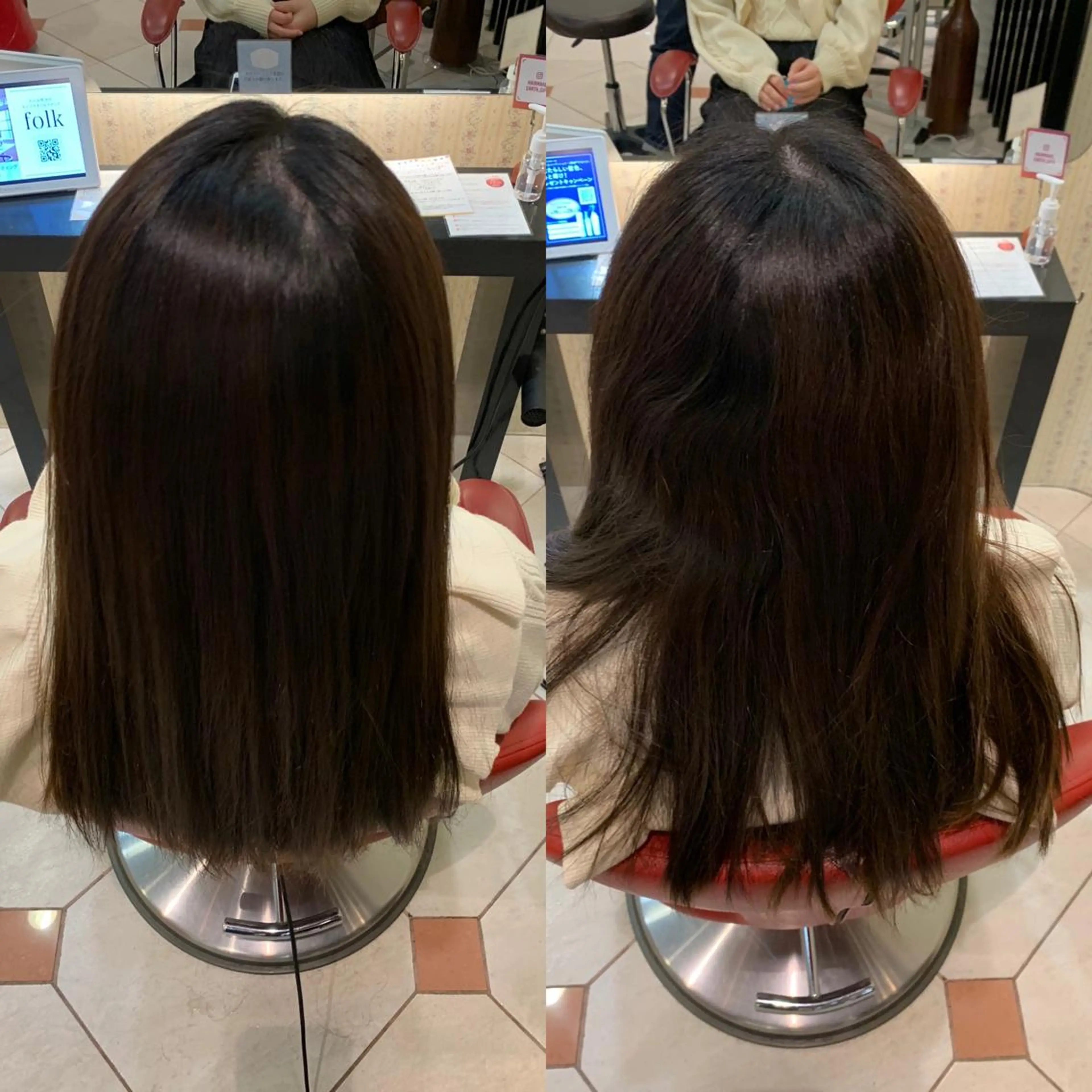 ロング カット 縮毛矯正 トリートメント 縮毛矯正/パーマ EARTH岐阜/髙橋のヘアスタイル