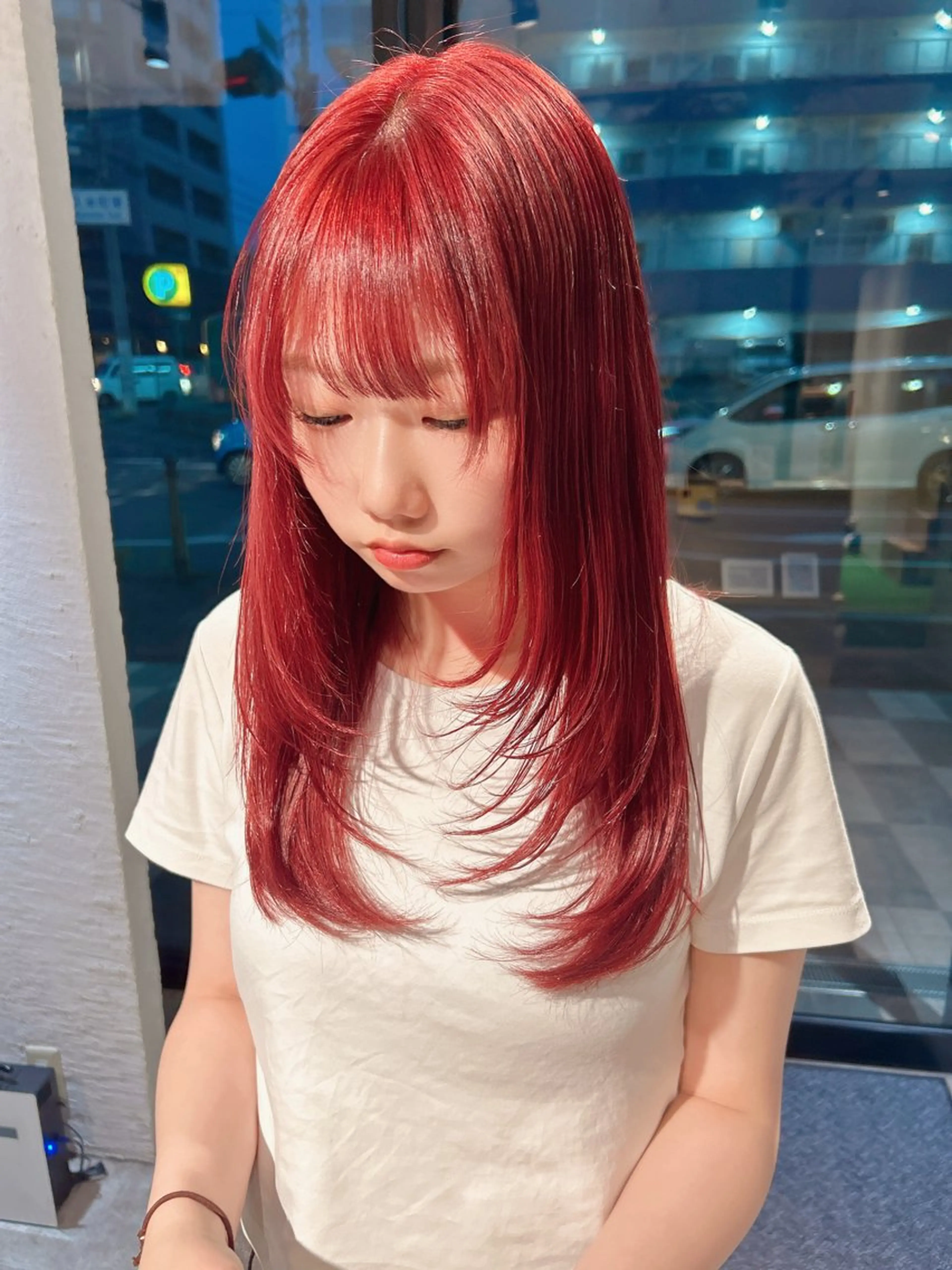セミロング カラー ヘアカラー 髪質改善特化型美容師 🫧岡本璃来🫧のヘアスタイル