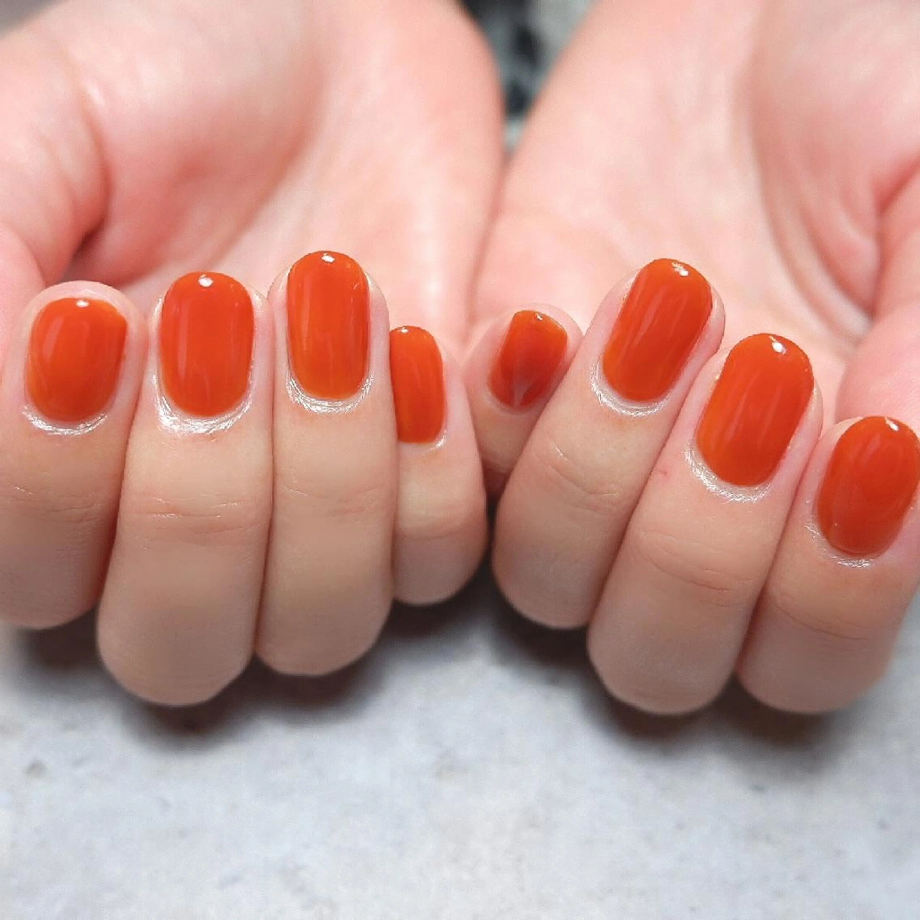 ネイル ワンカラーネイル シンプルネイル ハンドネイル MASH UP ROOM のネイルデザイン