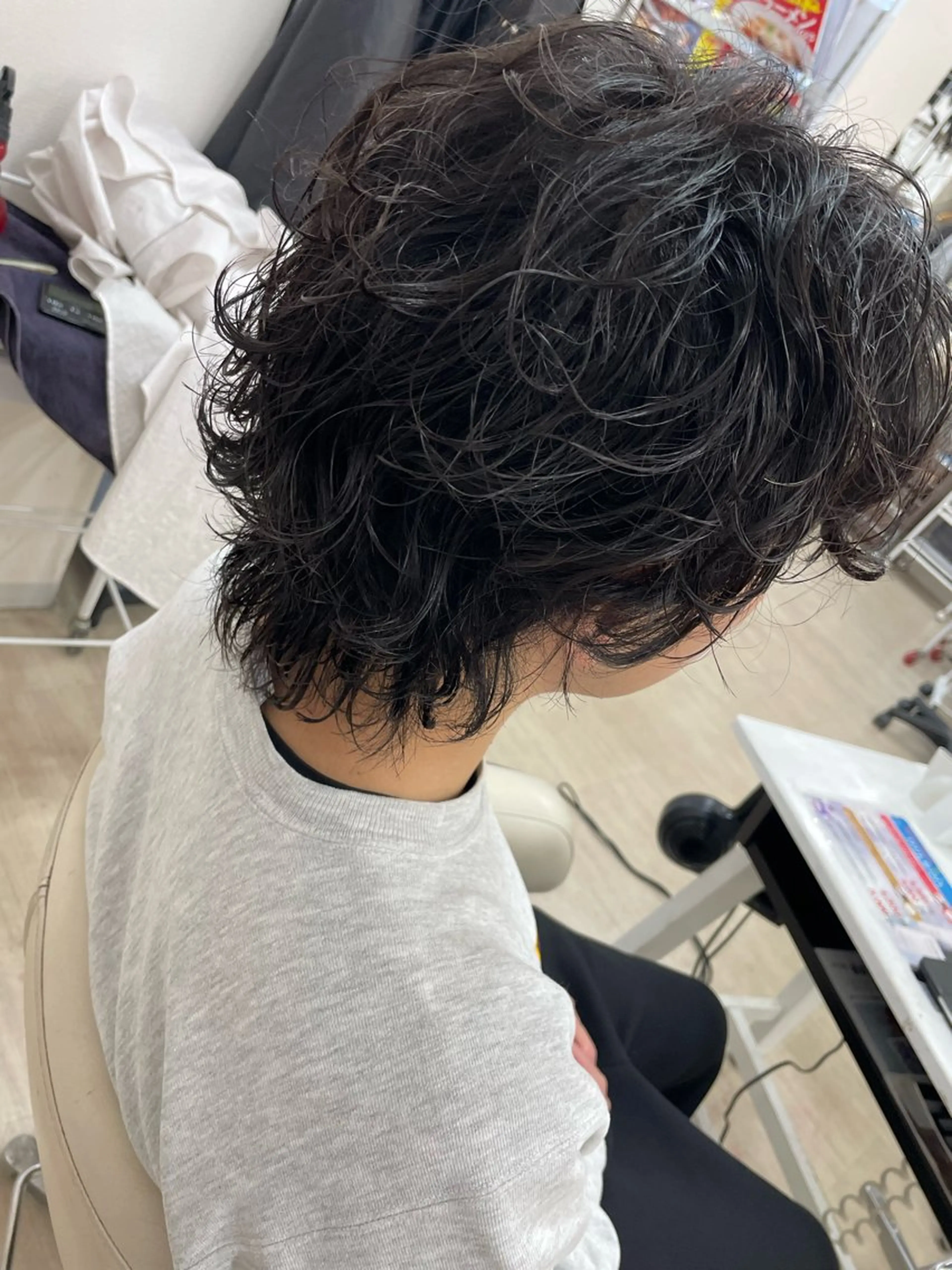 ミディアム 笠島 雄大のヘアスタイル
