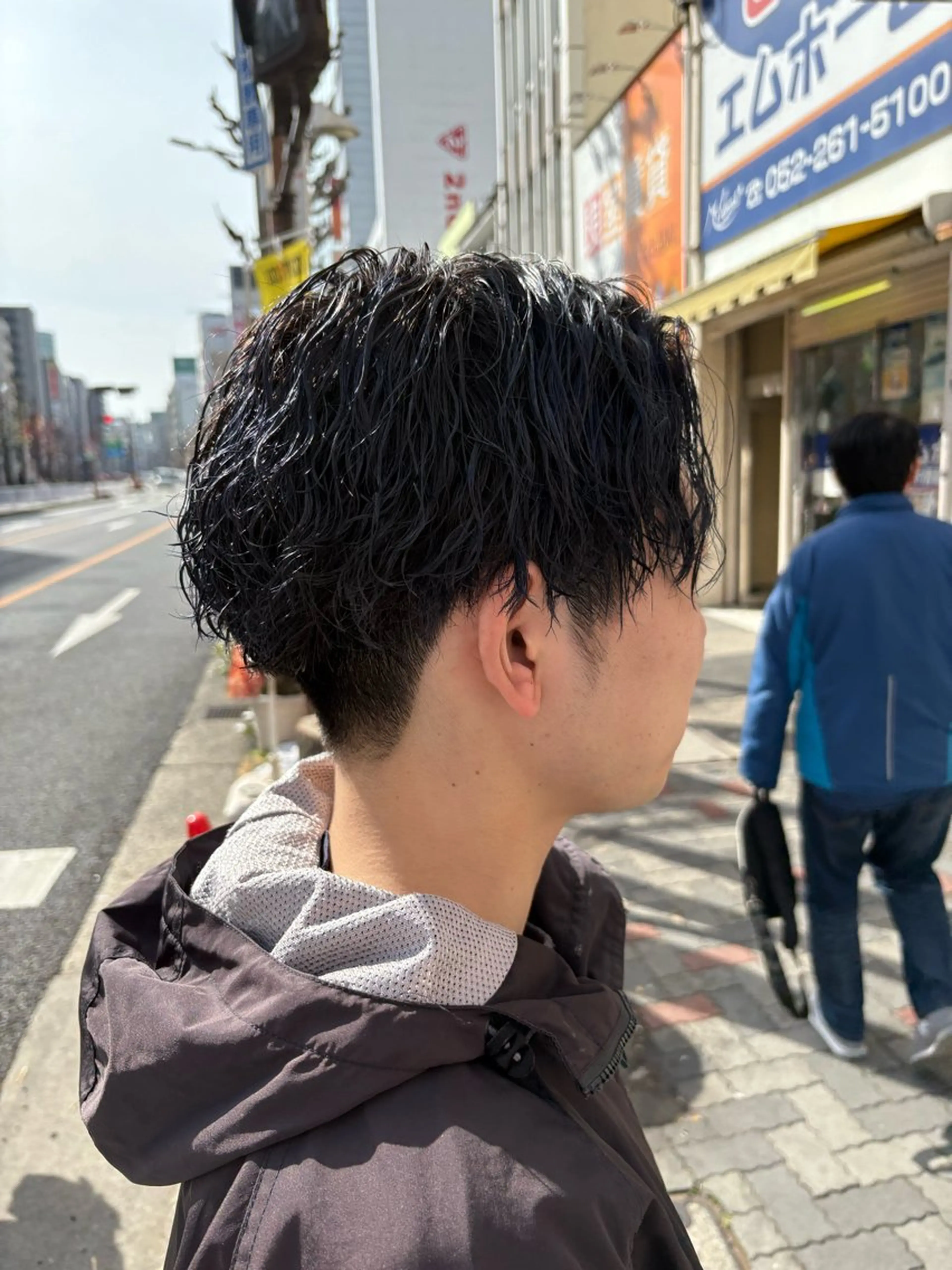 パーマ メンズ メンズパーマ メンズスパイラルパーマ スパイラルパーマ カット パーマ ✨艶ブリーチカラー✨ 酸性ストレート光太郎のヘアスタイル