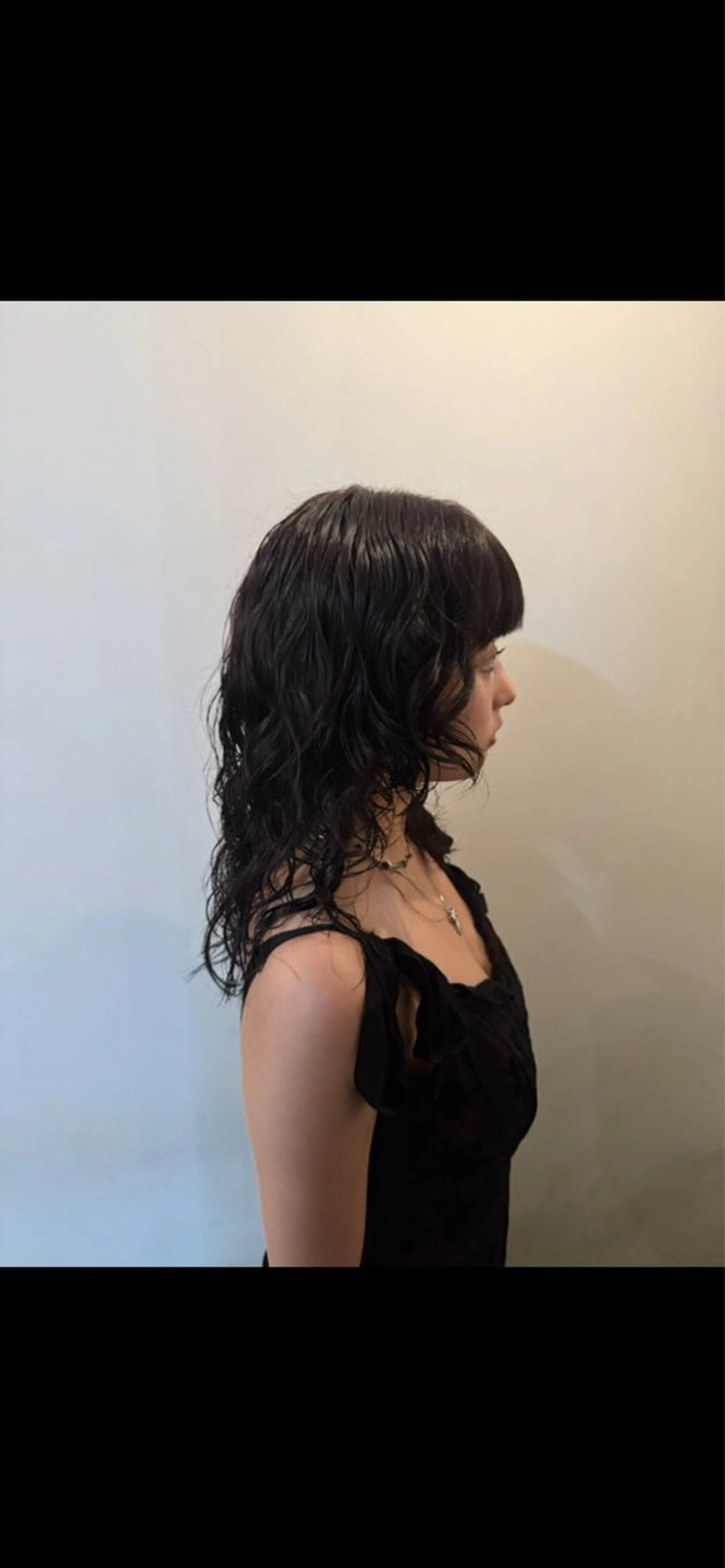 ミディアム パーマ ミディアムパーマ レイヤーカット casetta .aiのヘアスタイル