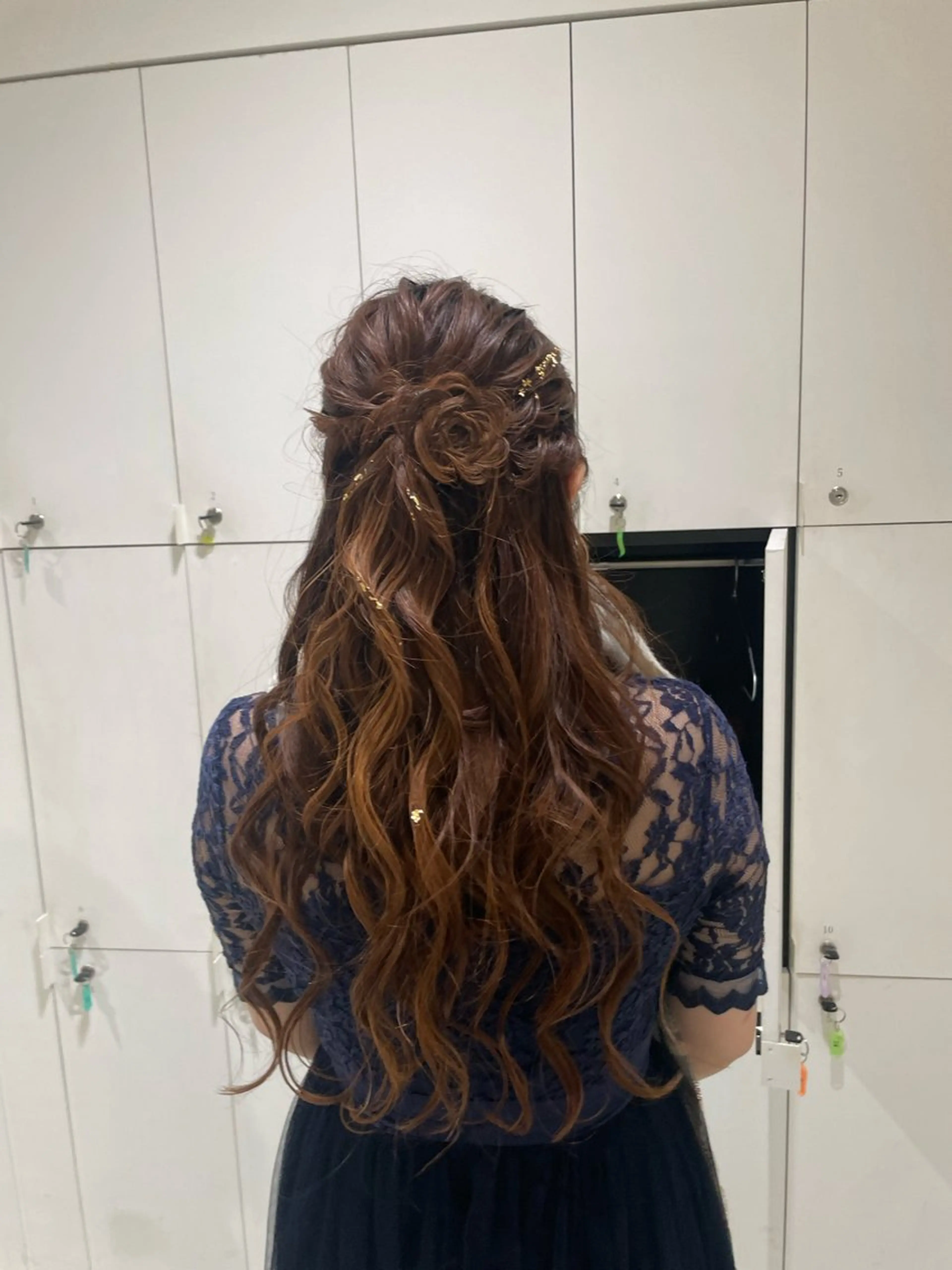 ロング ヘアアレンジ ヘアセット loely 💞miyuのヘアスタイル