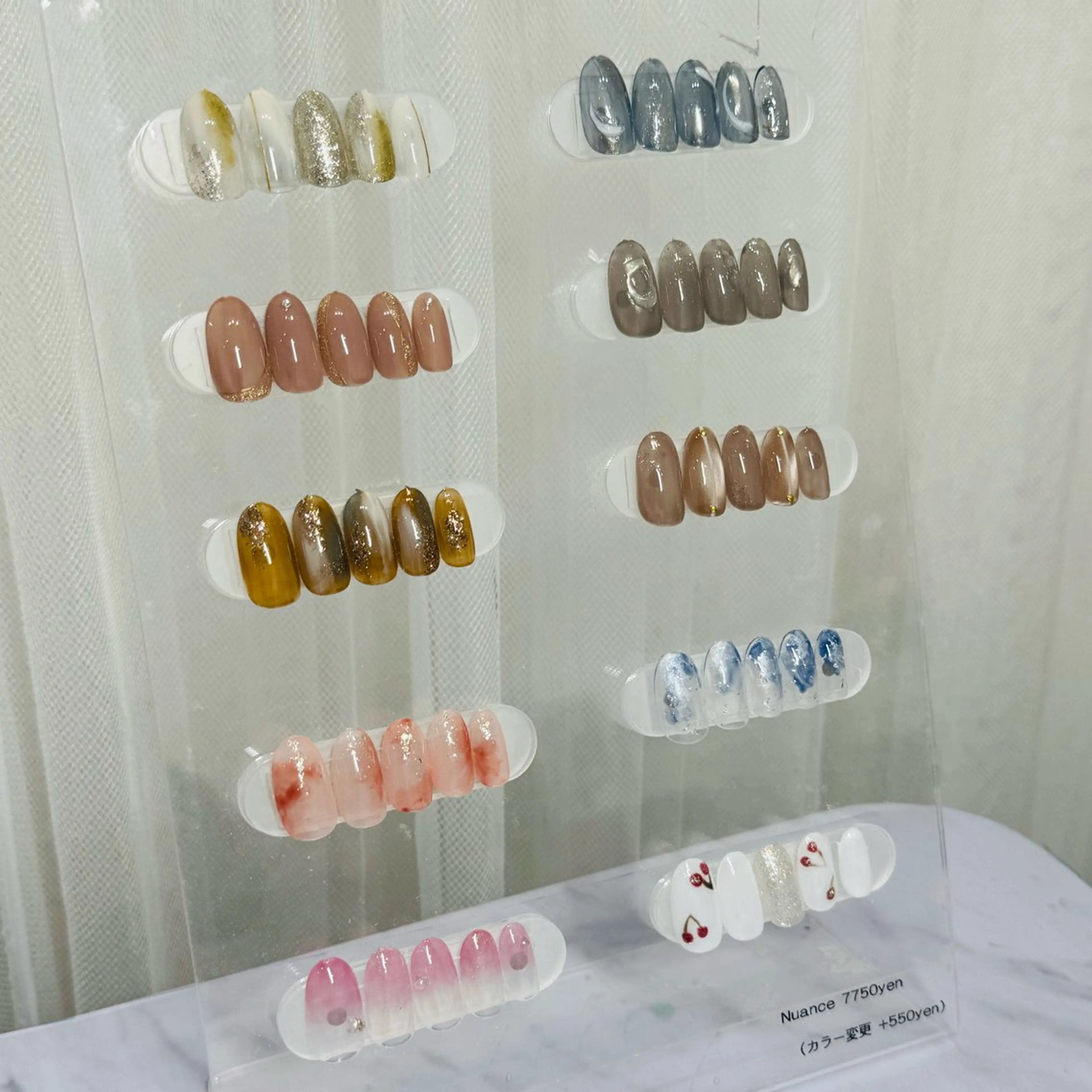 ネイル ニュアンスネイル private beauty salon &所属・＆草津店 田中 歩のネイルデザイン