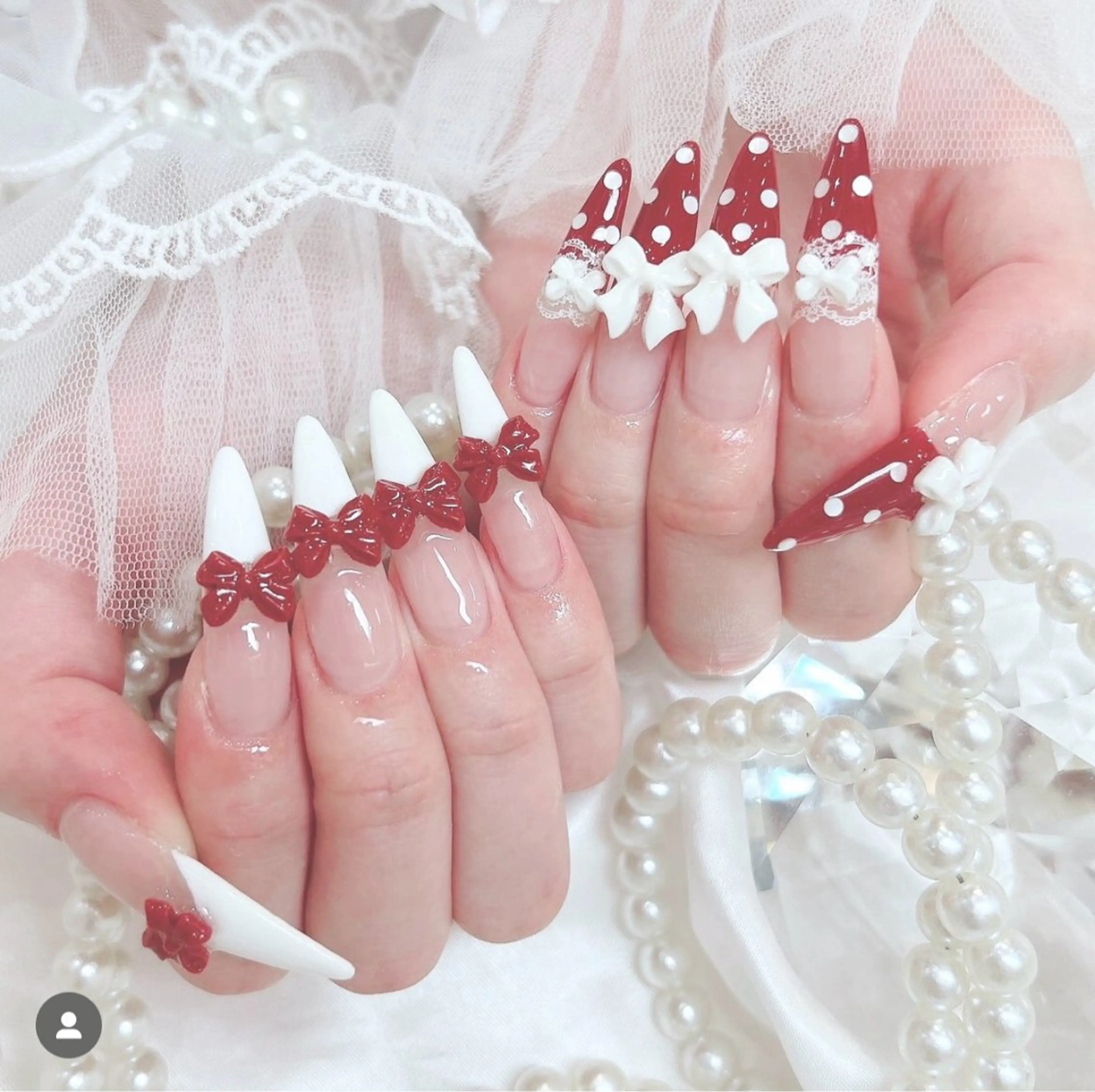 ネイル ジェルネイル 韓国ネイル マグネットネイル ネイルチップ 冬ネイル Lenie Nailのネイルデザイン