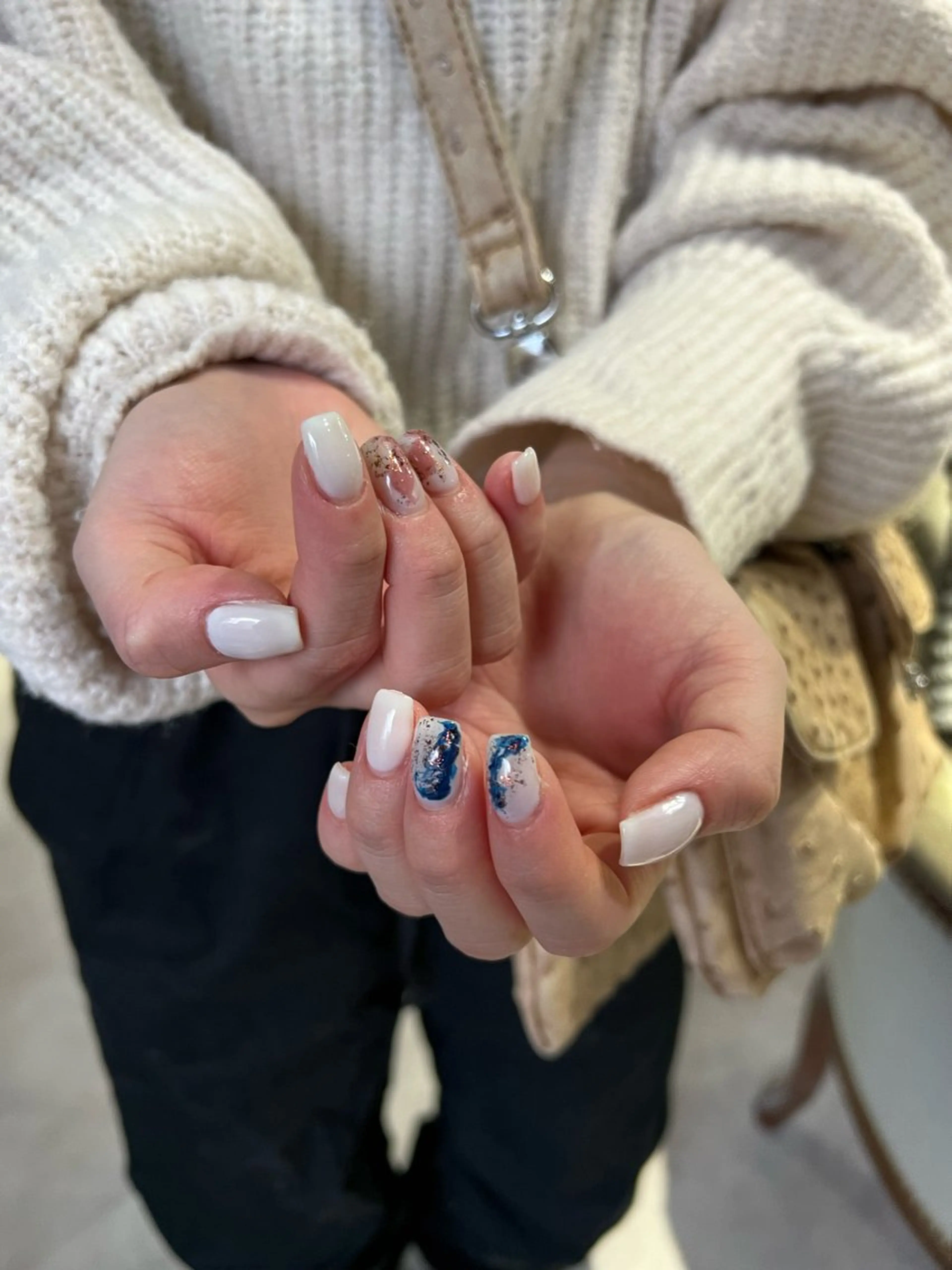 ネイル ハンドネイル Hata nail 🎀個性派ニュアンスのネイルデザイン