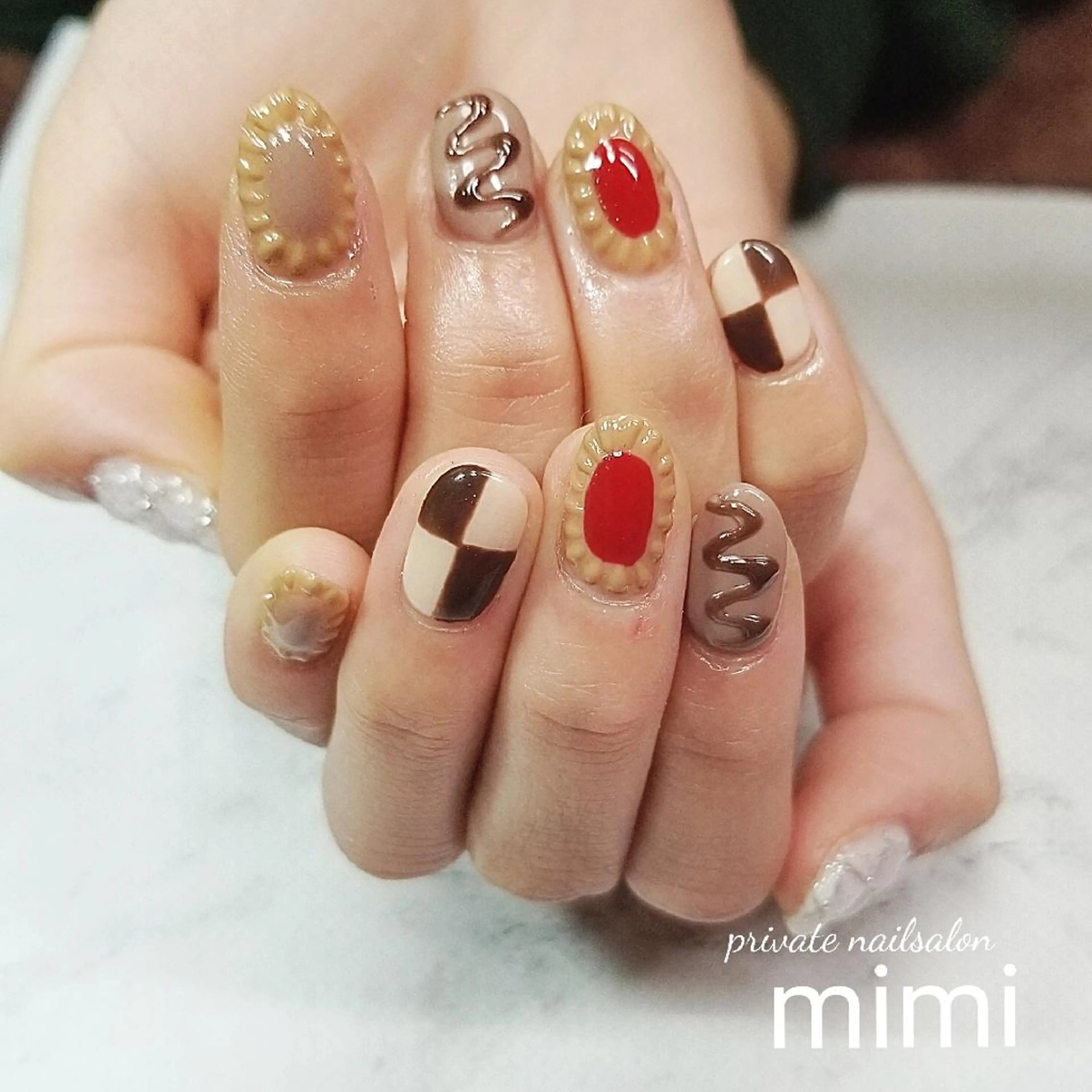 ネイル ハンドネイル 博多ネイル ｍｉｍｉのネイルデザイン